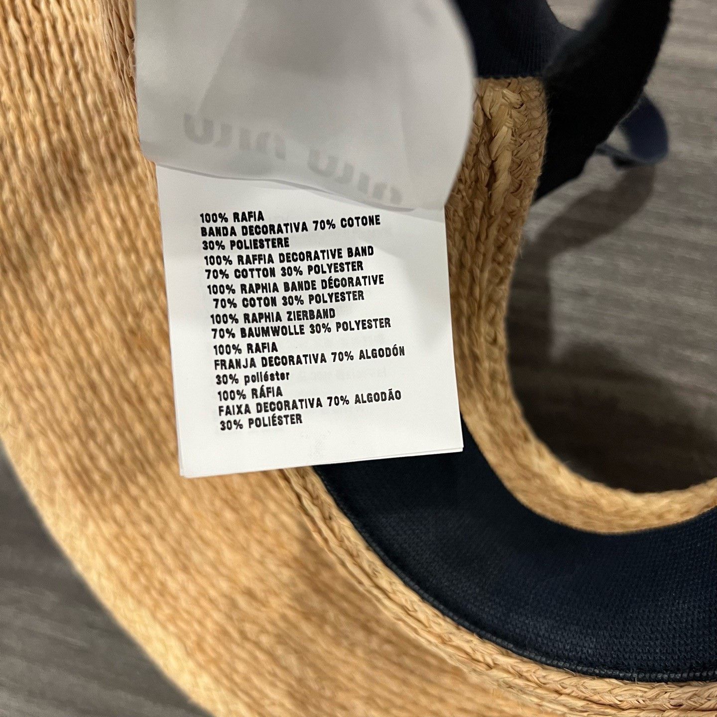 Miu Miu Miumiu Beige Straw Sun Hat S Size ONE SIZE - 5 Thumbnail