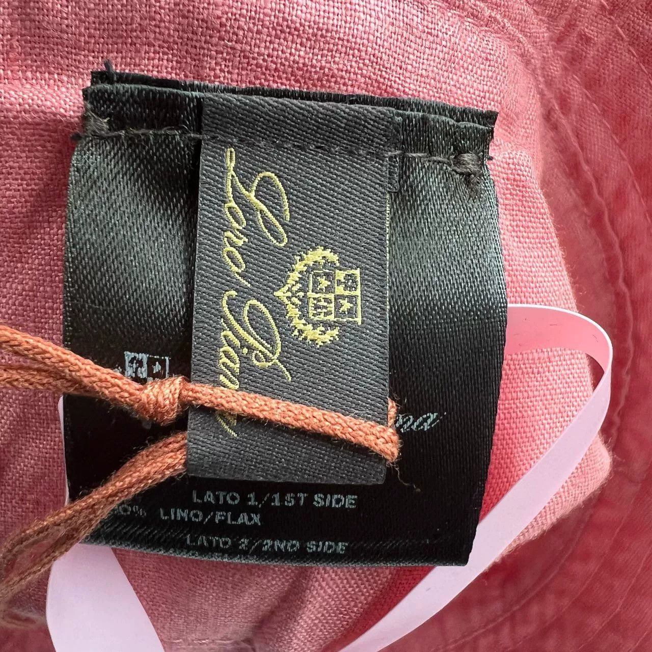 Loro Piana Loro Piana Pink Embroidered Logo Bucket Hat Size ONE SIZE - 5 Thumbnail