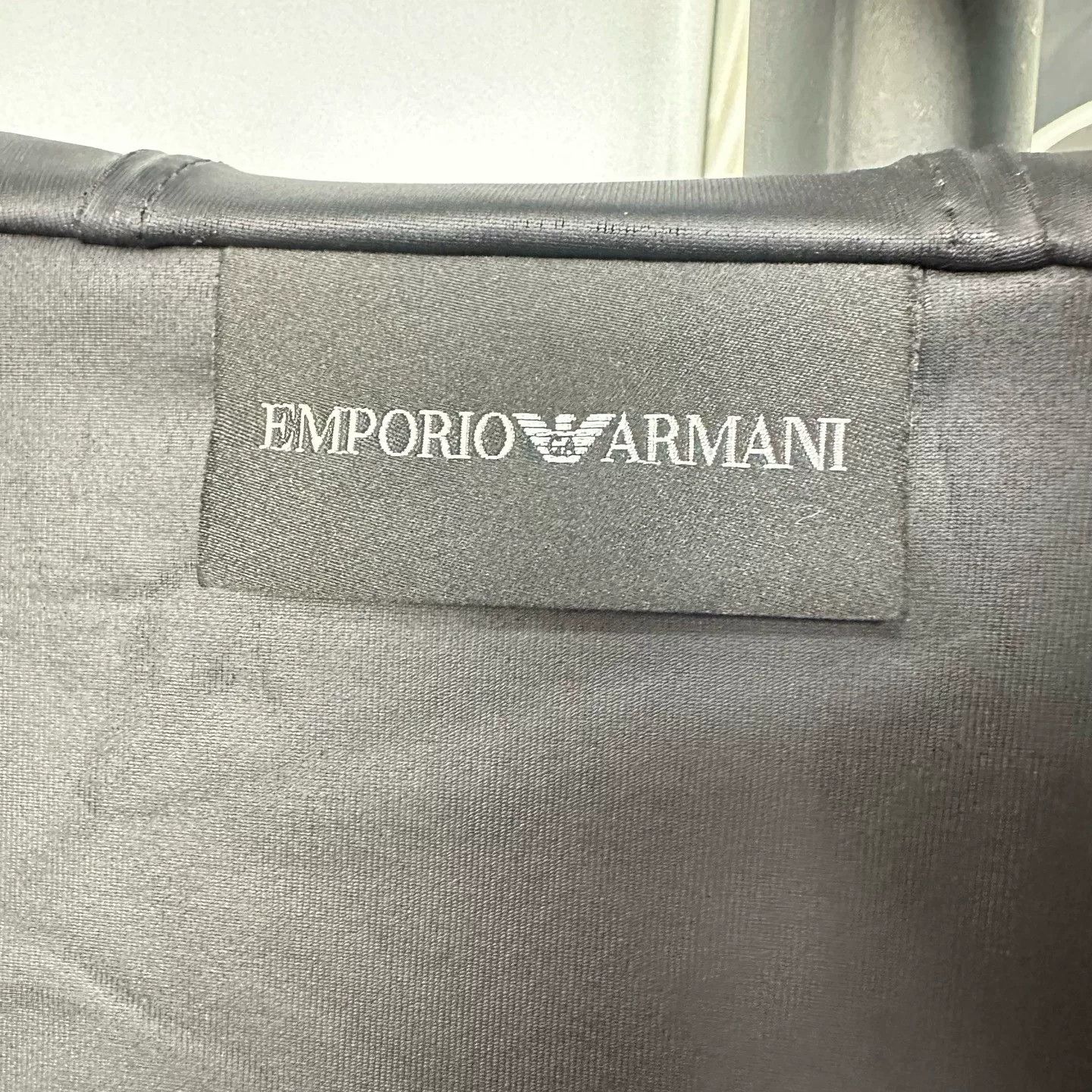Emporio Armani Emporio Armani Men's Silk Zipper Jacket Size US M / EU 48-50 / 2 - 4 Thumbnail