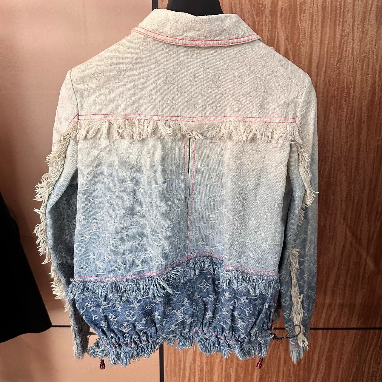 Louis Vuitton Louis Vuitton Gradient Tassel Monogram Denim Jacket Size S / US 4 / IT 40 - 2 Thumbnail