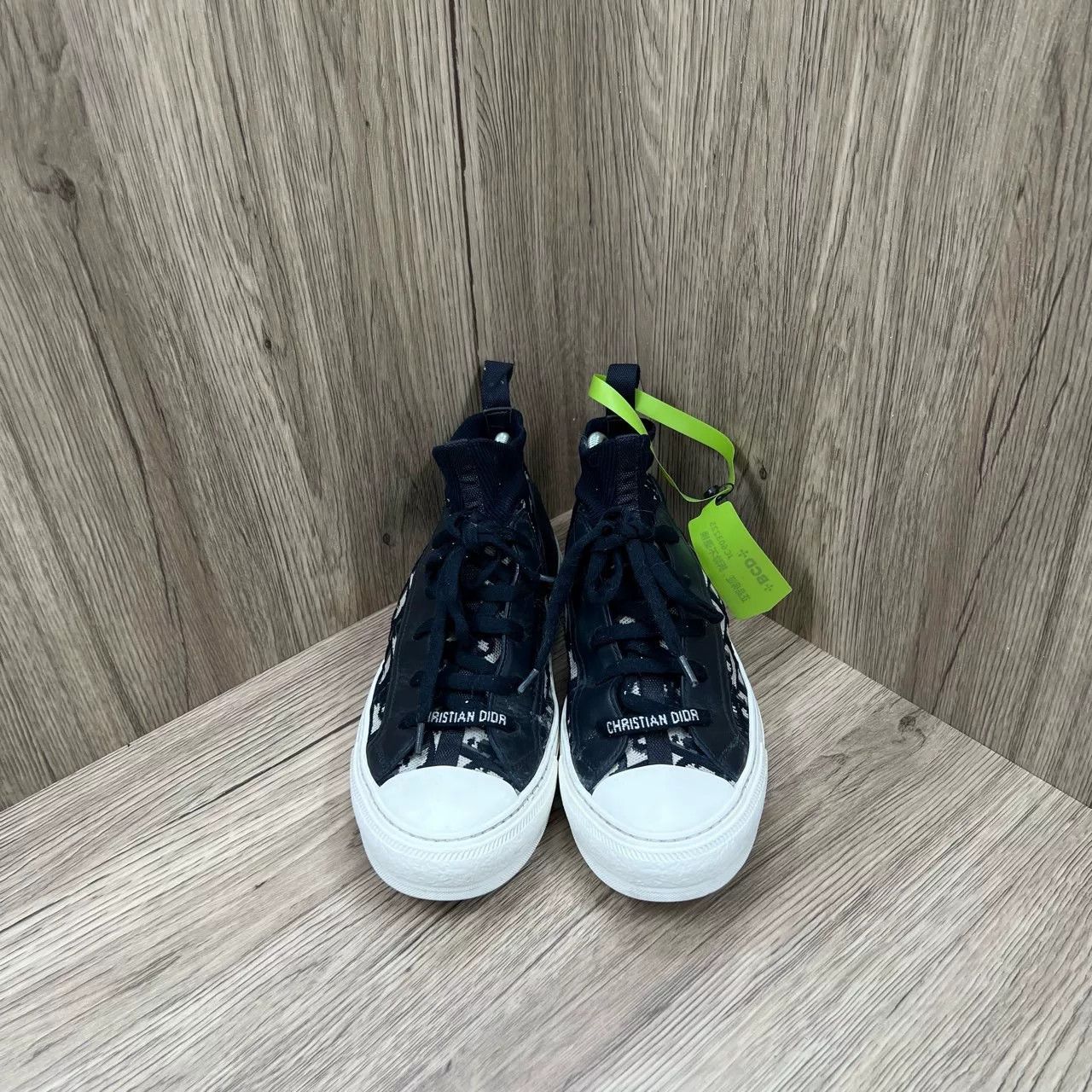 Dior Dior Walk'N' Mid-Top Logo Knit Sneakers Size US 6 / IT 36 - 2 Thumbnail
