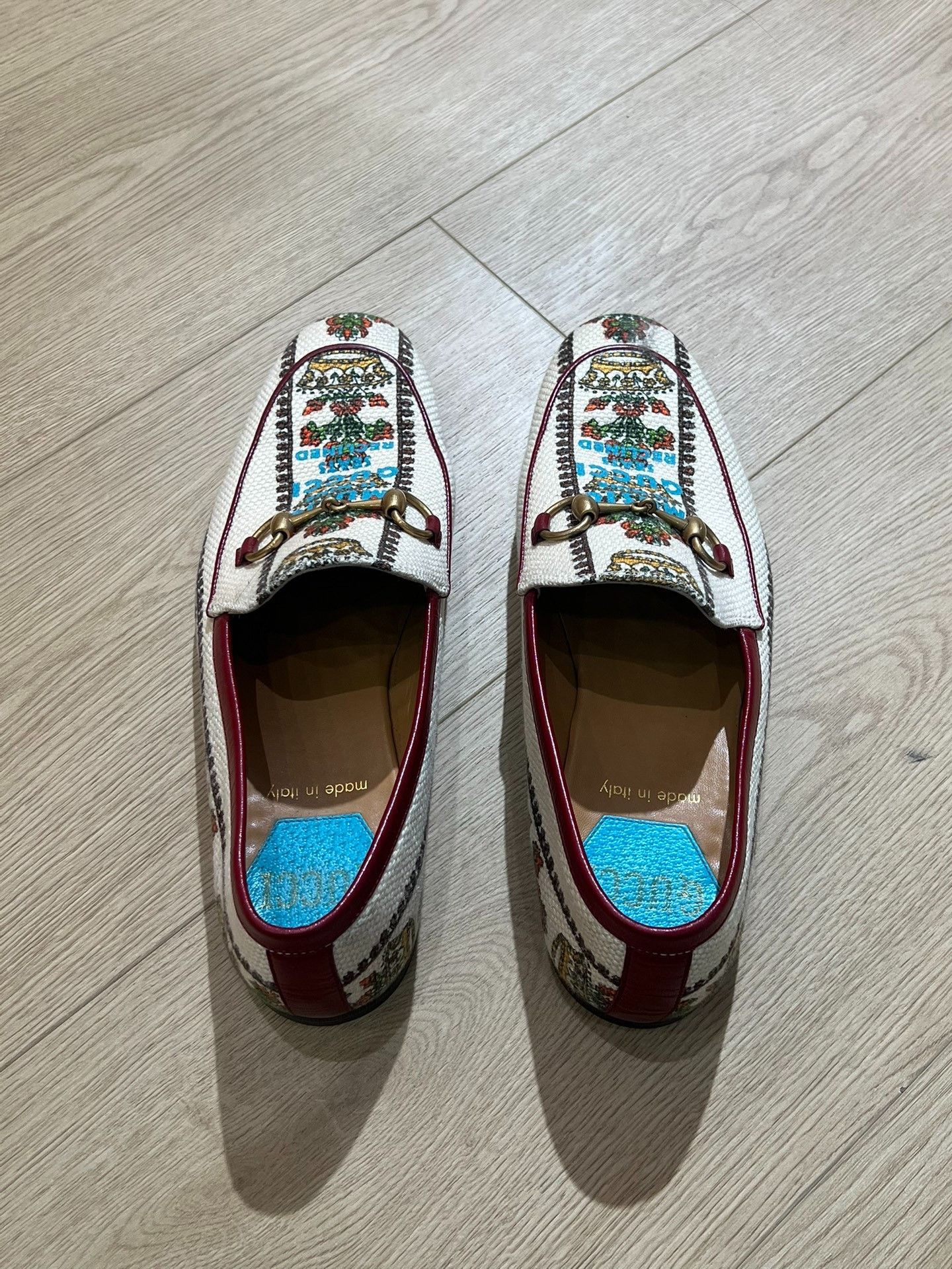 Gucci Gucci Baroque Logo Loafers Size US 7 / EU 40 - 2 Thumbnail