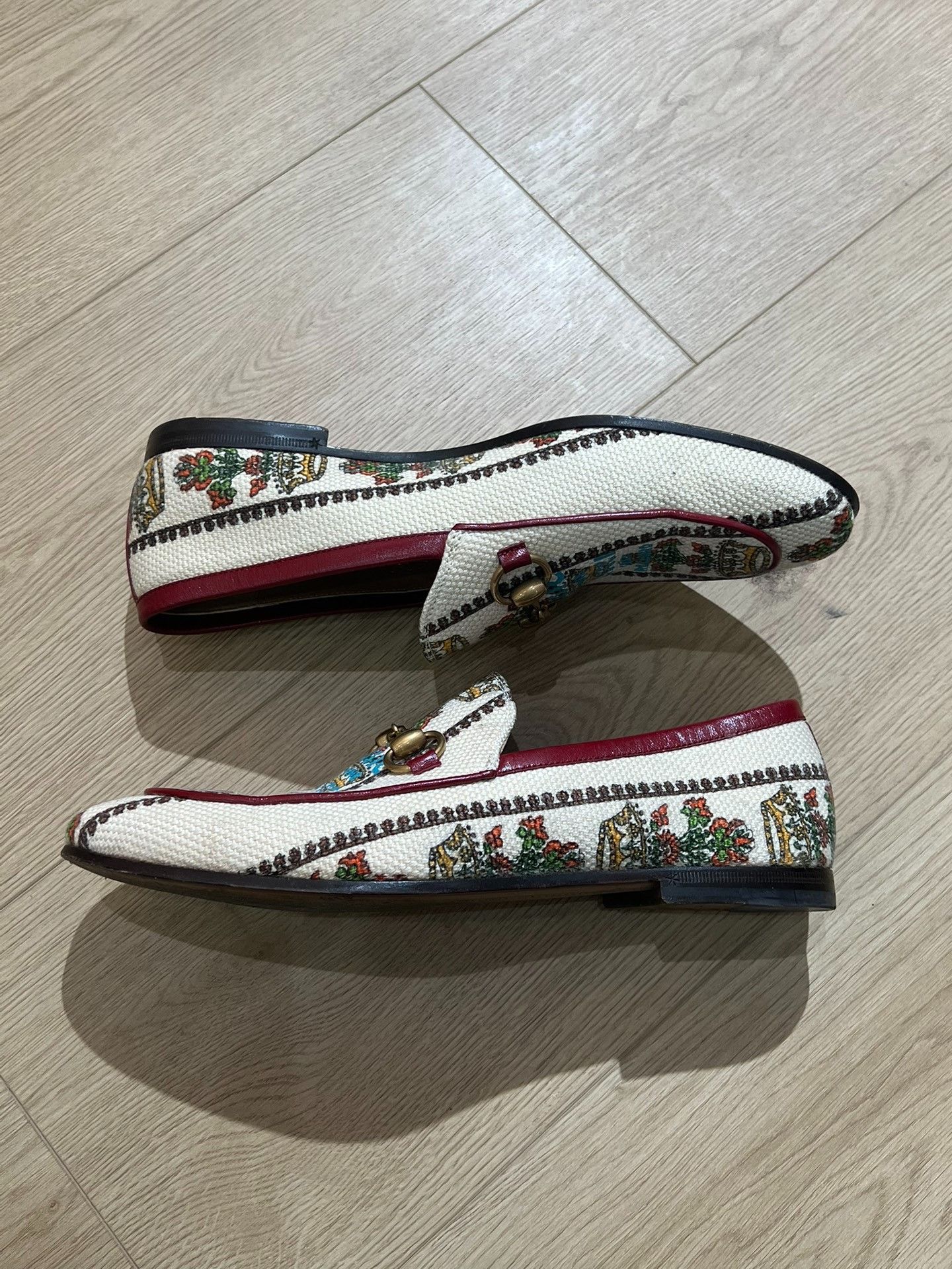 Gucci Gucci Baroque Logo Loafers Size US 7 / EU 40 - 4 Thumbnail