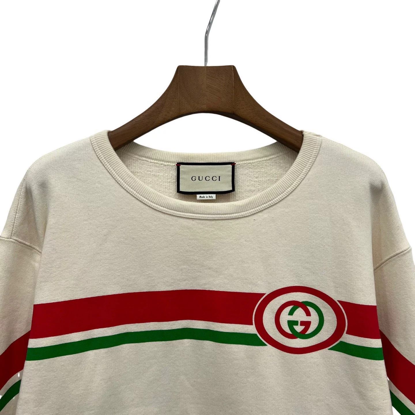 Gucci Gucci Red Green Stripe Sweatshirt Size XXS / US 00 / IT 34 - 3 Thumbnail