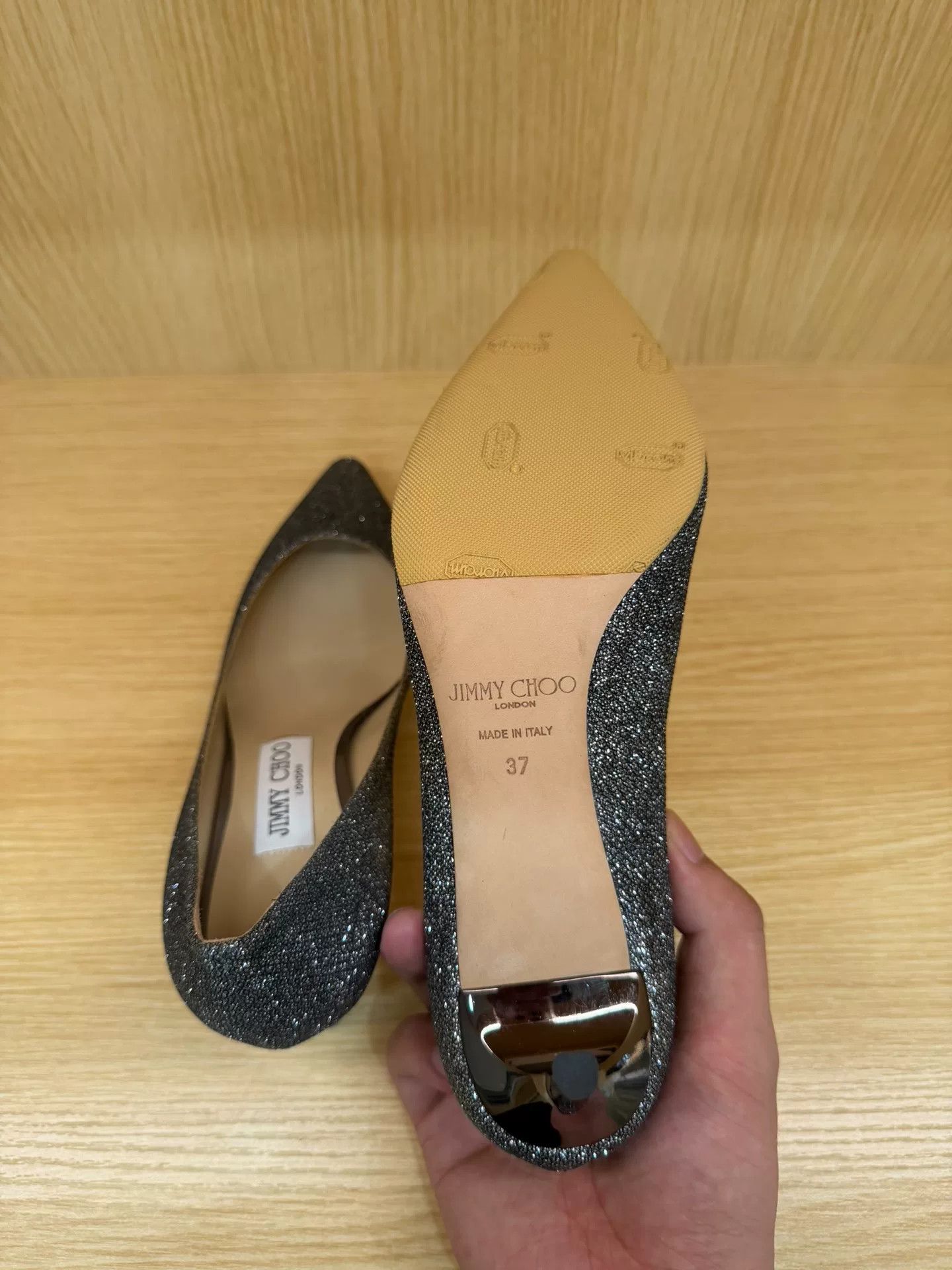 Jimmy Choo Jimmy Choo Sequin High Heels Size US 6 / IT 36 - 4 Thumbnail