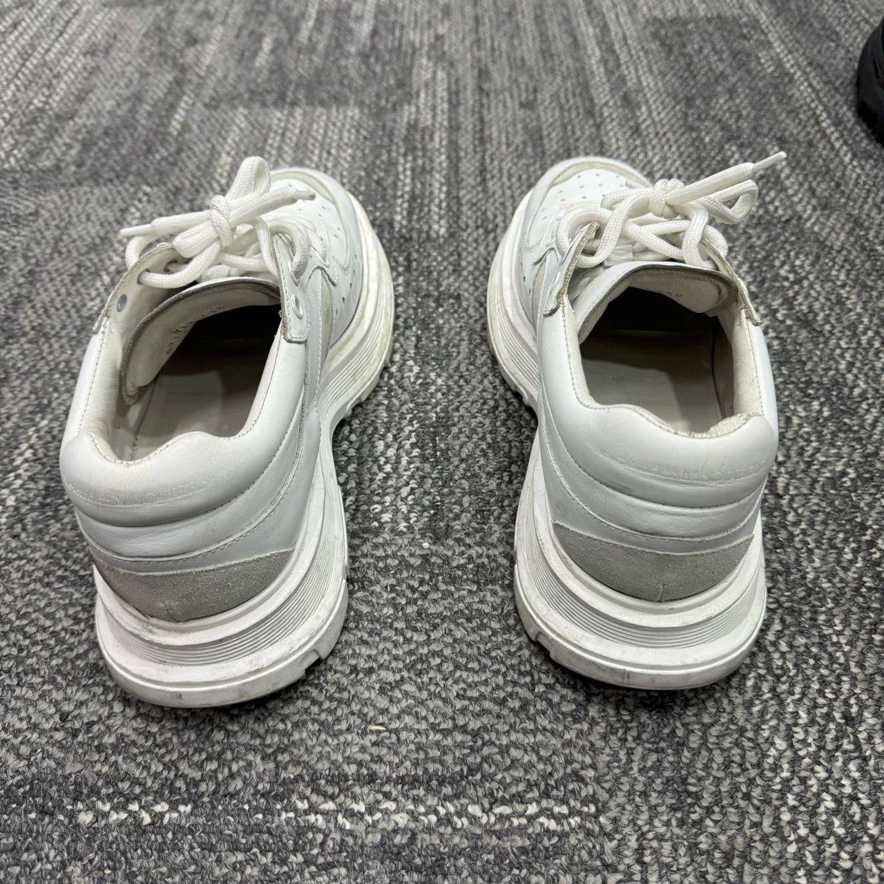 Alexander McQueen Alexander McQueen Platform Cut-Out White Sneakers Size US 10.5 / EU 43-44 - 5 Thumbnail