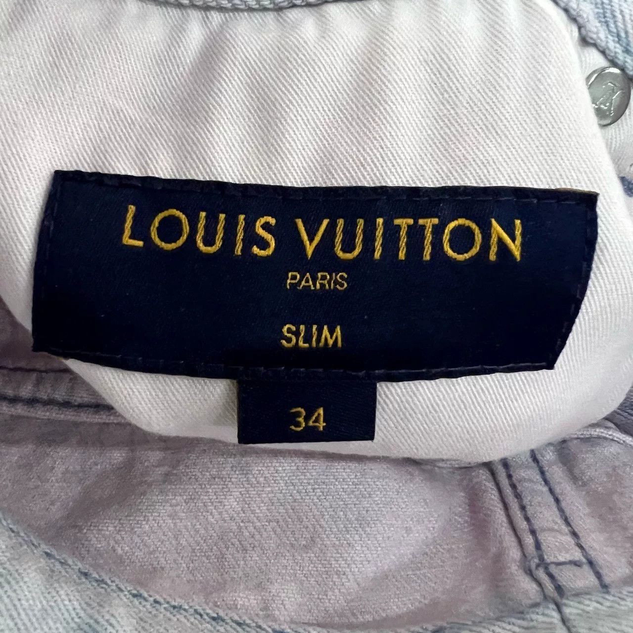 Louis Vuitton Louis Vuitton Tie-Dye Washed Jeans Size US 34 / EU 50 - 3 Thumbnail