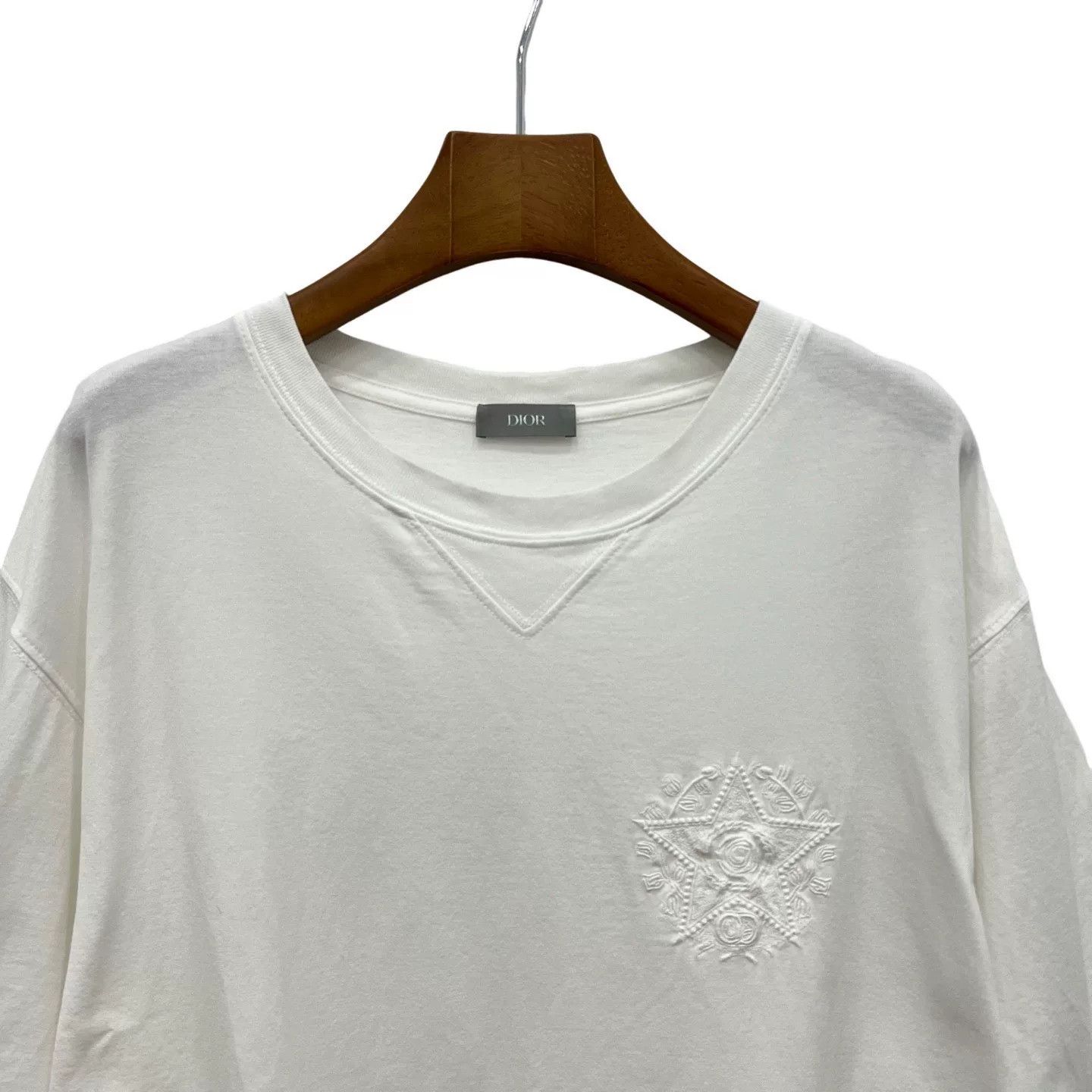 Dior Dior White Pentagram Short Sleeve XL Size US XL / EU 56 / 4 - 3 Thumbnail