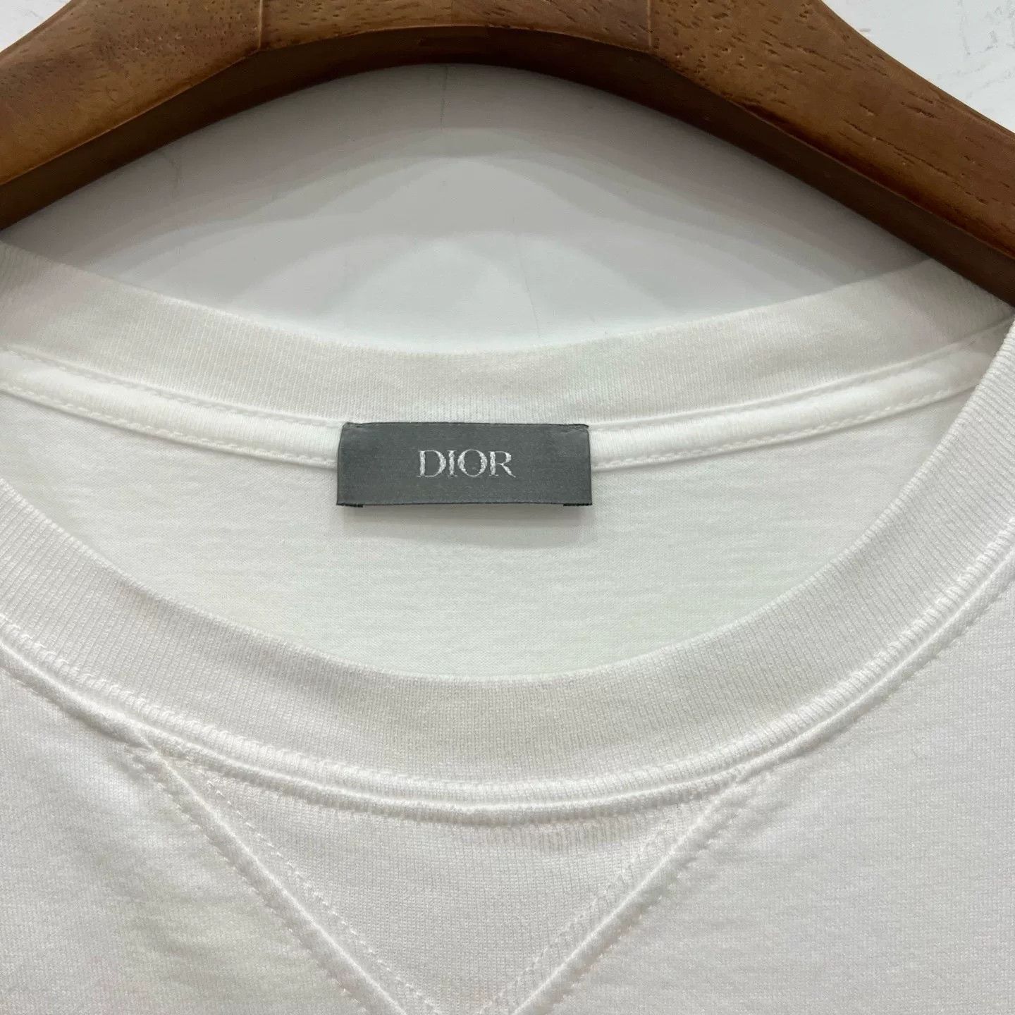 Dior Dior White Pentagram Short Sleeve XL Size US XL / EU 56 / 4 - 4 Thumbnail