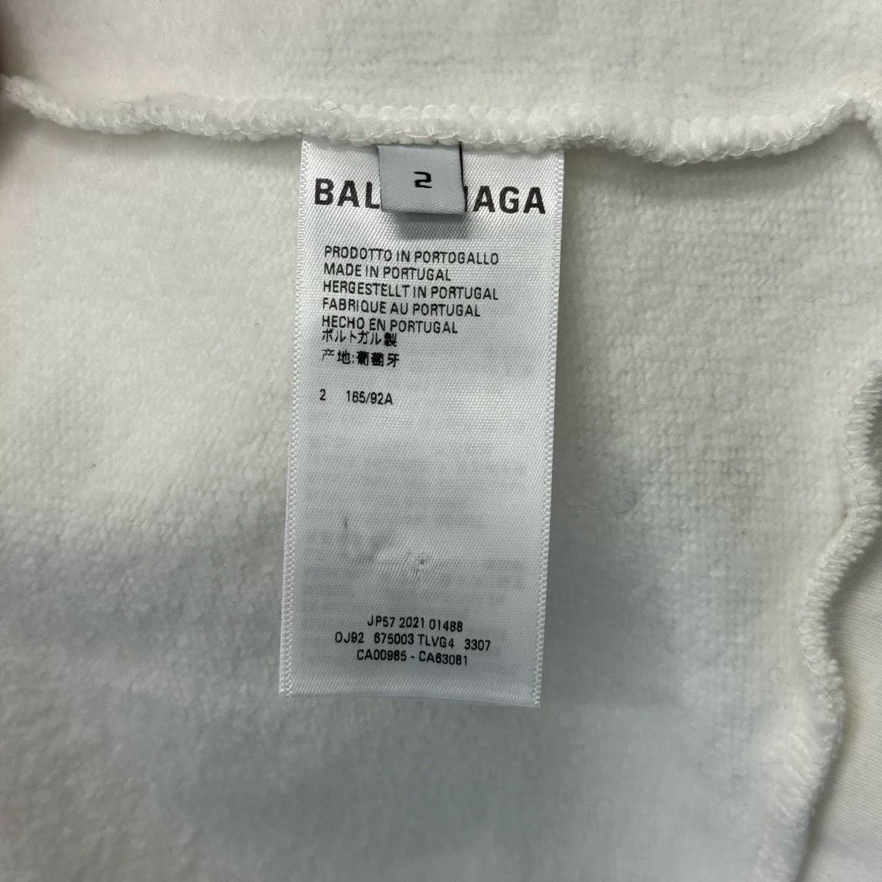 Balenciaga Balenciaga Distressed Letter Hoodie Size US M / EU 48-50 / 2 - 5 Thumbnail