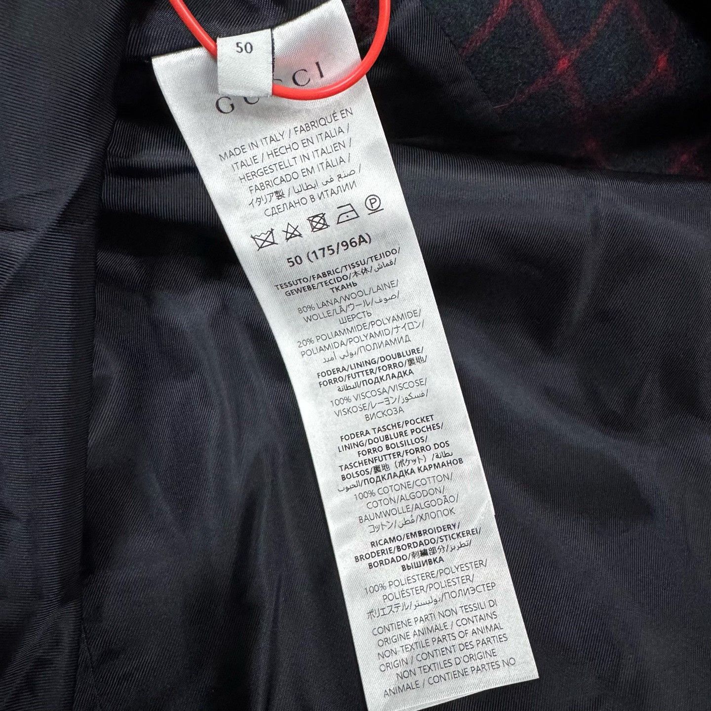 Gucci Gucci Plaid Logo Wool Blazer Size US M / EU 48-50 / 2 - 7 Thumbnail
