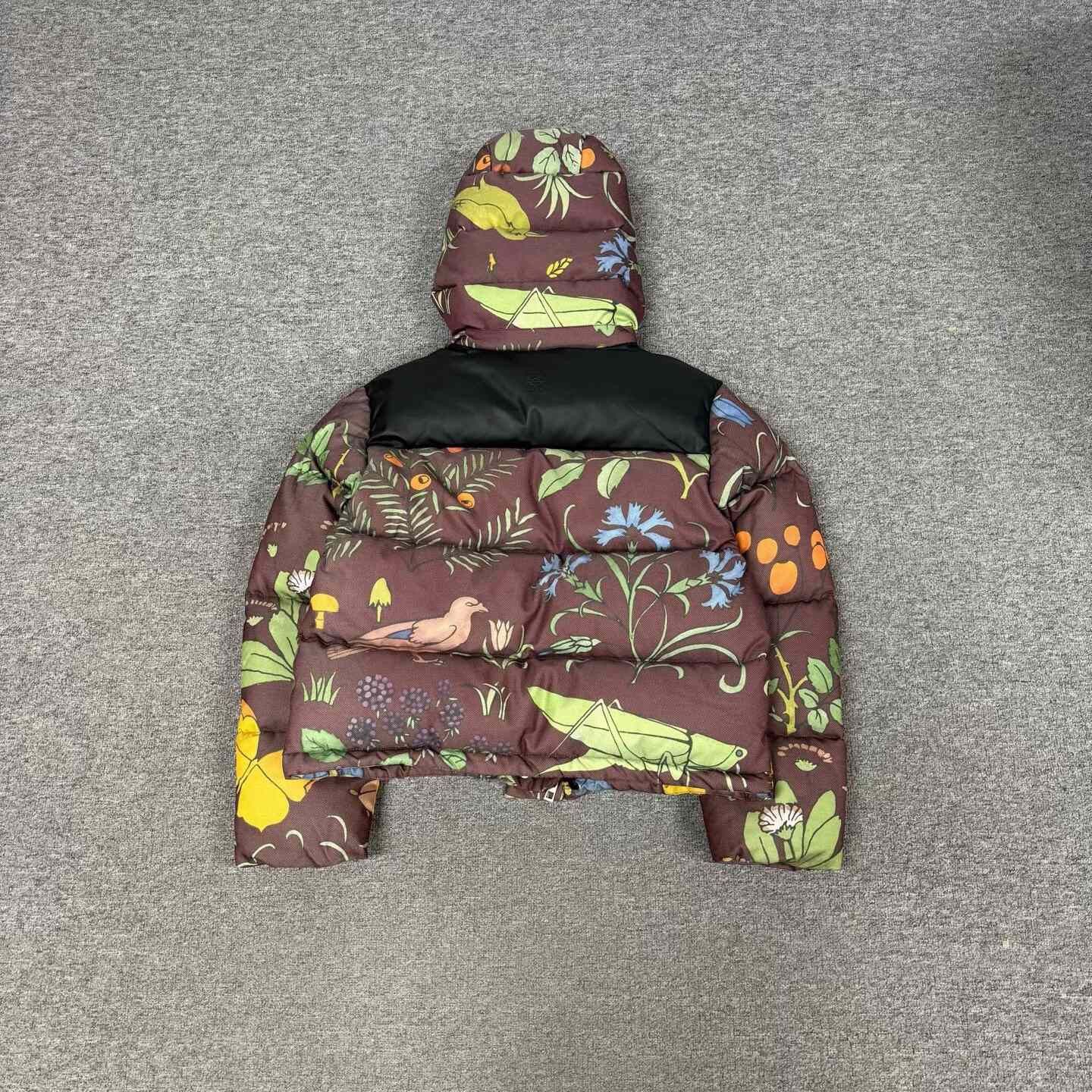 Loewe LOEWE Women's Floral Hooded Down Jacket Size XS / US 0-2 / IT 36-38 - 7 Thumbnail