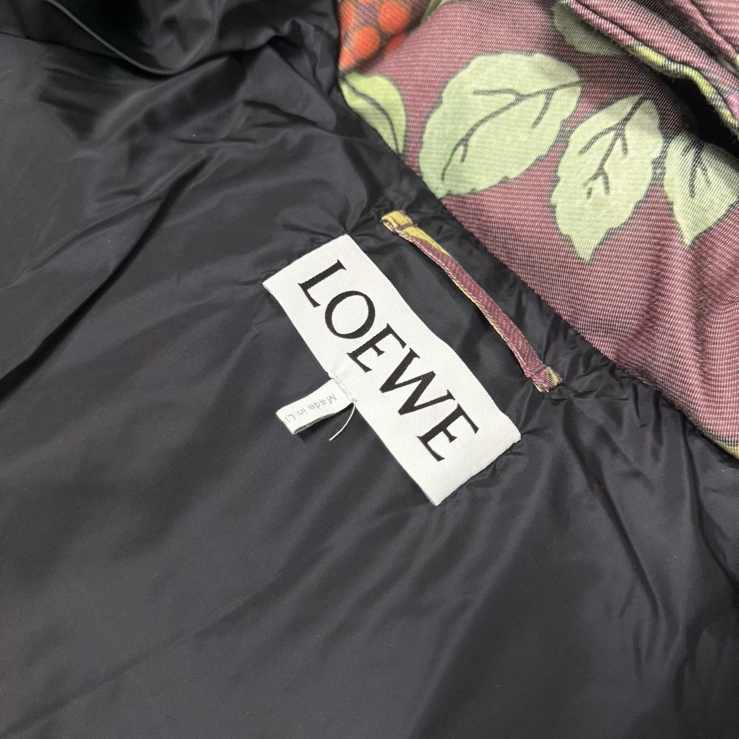 Loewe LOEWE Women's Floral Hooded Down Jacket Size XS / US 0-2 / IT 36-38 - 3 Thumbnail