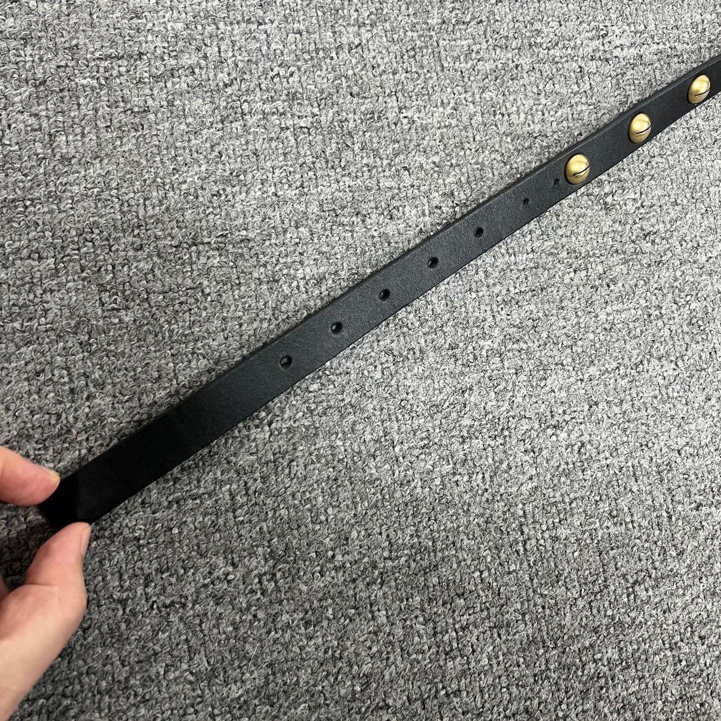 Dior Dior Logo Stud Classic Belt Size ONE SIZE - 4 Thumbnail