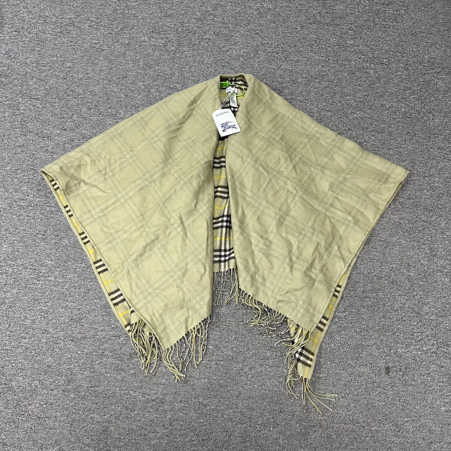 Burberry Burberry New Reversible Wool Cape Size ONE SIZE - 4 Thumbnail