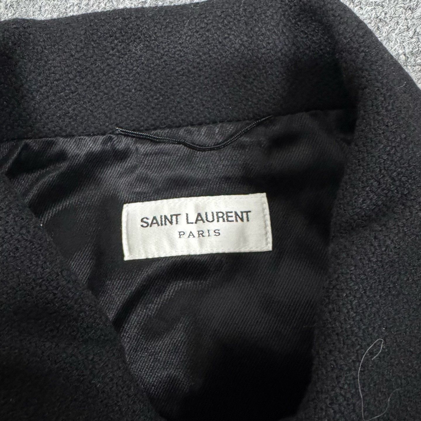 Saint Laurent Paris Saint Laurent Zebra Stripe Wool Baseball Jacket Size US S / EU 44-46 / 1 - 5 Thumbnail