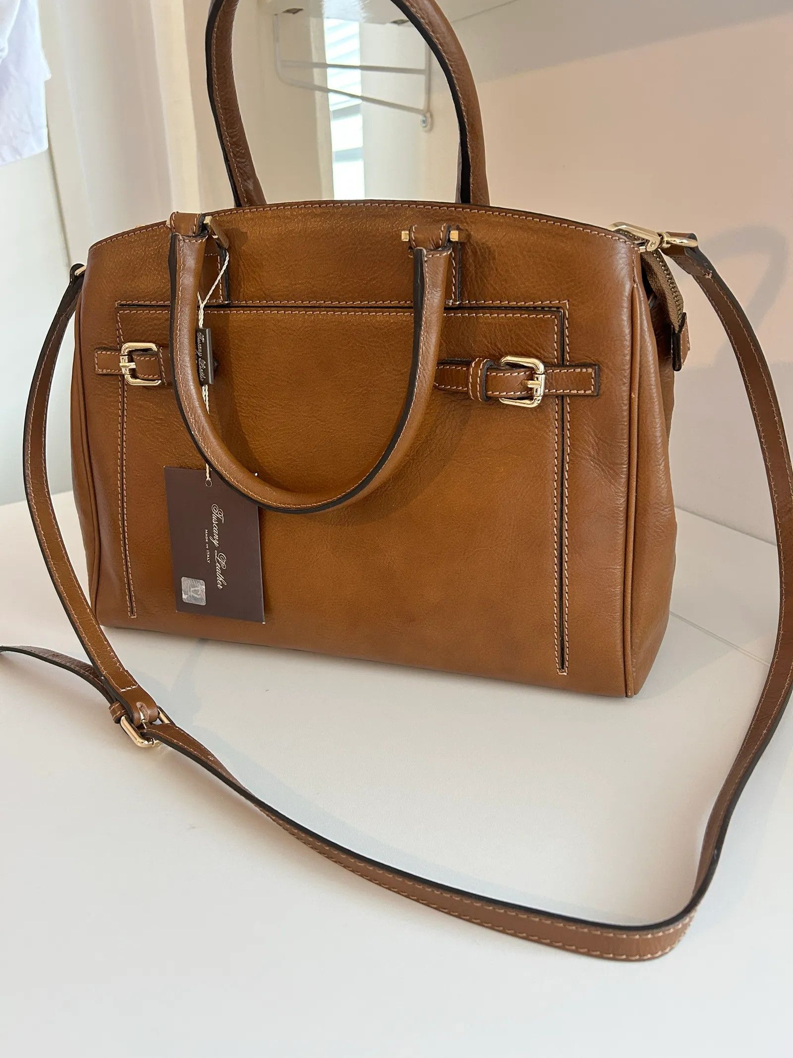 Leather Tuscany Leather Bucket Bag Size ONE SIZE - 3 Thumbnail