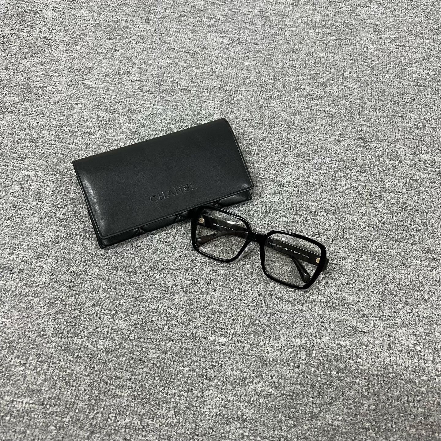 Chanel Chanel 5408 Black Frame Plain Glasses Size ONE SIZE - 4 Thumbnail