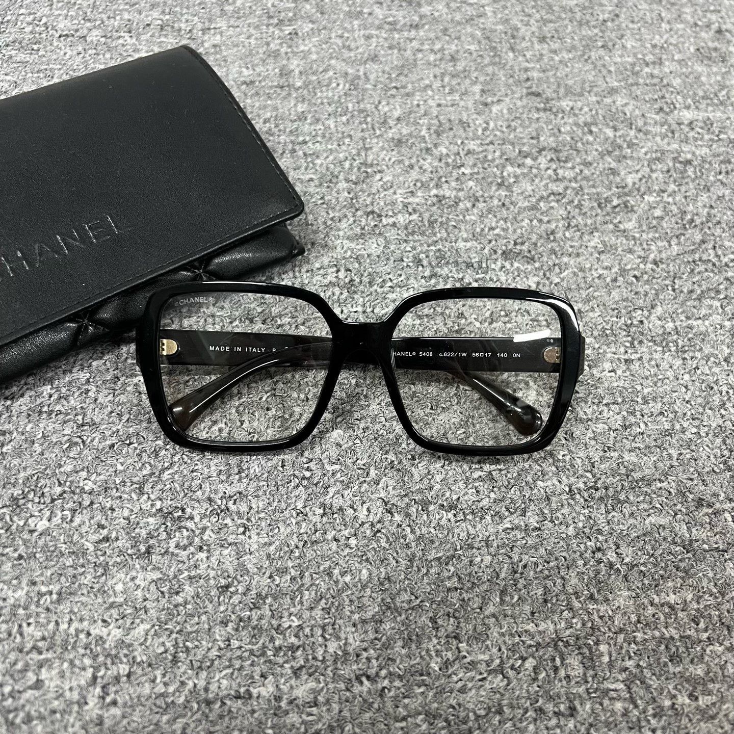 Chanel Chanel 5408 Black Frame Plain Glasses Size ONE SIZE - 5 Thumbnail