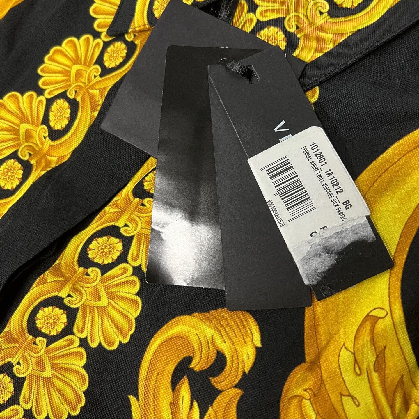 Versace Versace Baroque Medusa Print Silk Shirt Size S / US 4 / IT 40 - 5 Thumbnail