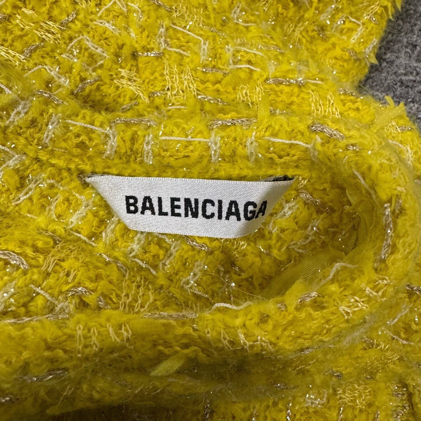 Balenciaga Balenciaga Runway Reversible Tweed Dress Size S / US 4 / IT 40 - 5 Thumbnail