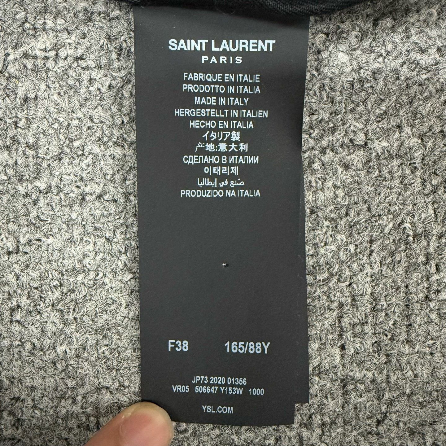 Yves Saint Laurent YSL Black Safari Utility Jacket Size S / US 4 / IT 40 - 5 Thumbnail