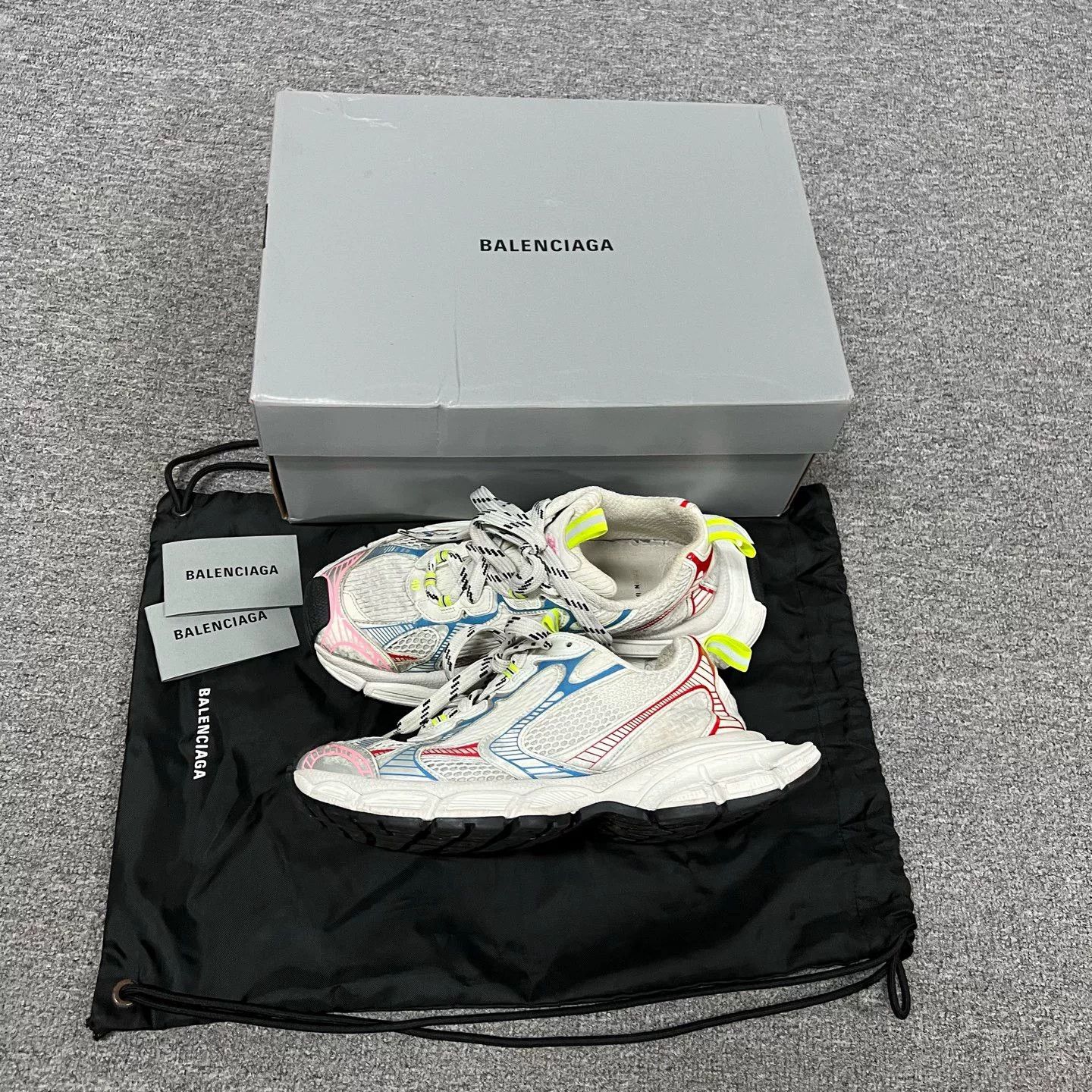 Balenciaga Balenciaga 3XL Colorful Casual Sneakers Size US 7 / EU 40 - 3 Thumbnail