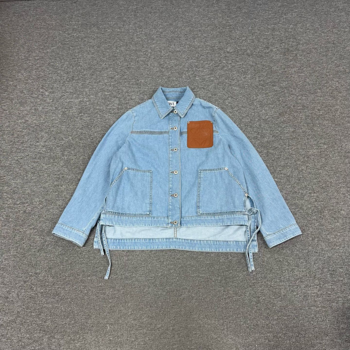 Loewe Loewe Logo Leather Patch Denim Jacket Size XS / US 0-2 / IT 36-38 - 2 Thumbnail