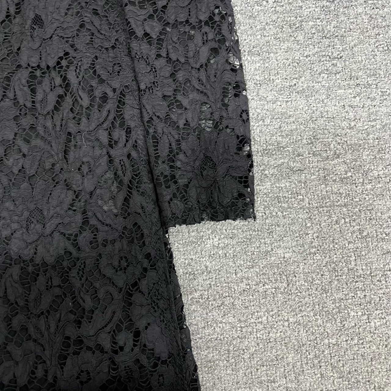 Valentino Valentino Black Beaded Lace Dress Size S / US 4 / IT 40 - 4 Thumbnail