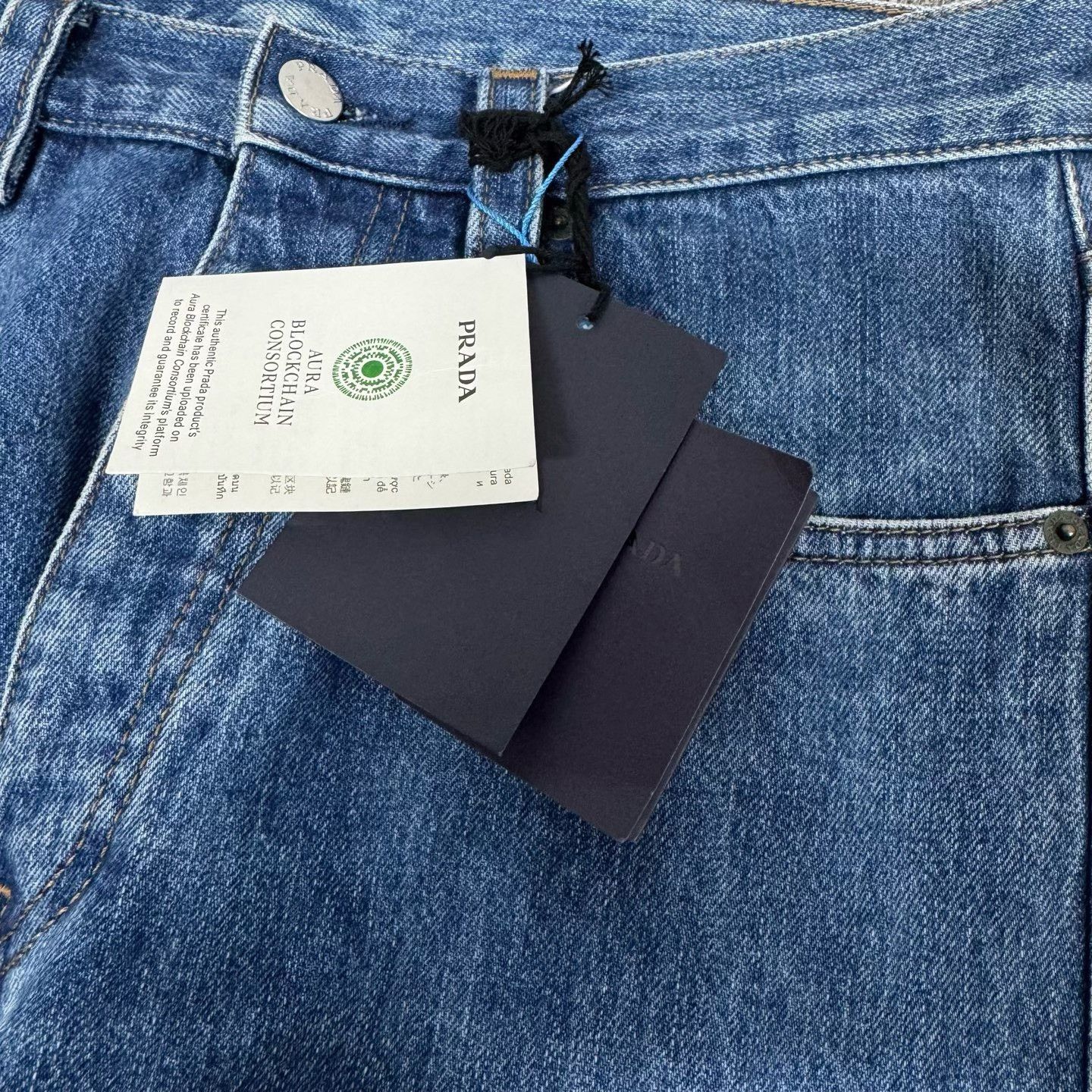 Prada Prada Triangle Logo Straight Jeans Size US 30 / EU 46 - 4 Thumbnail