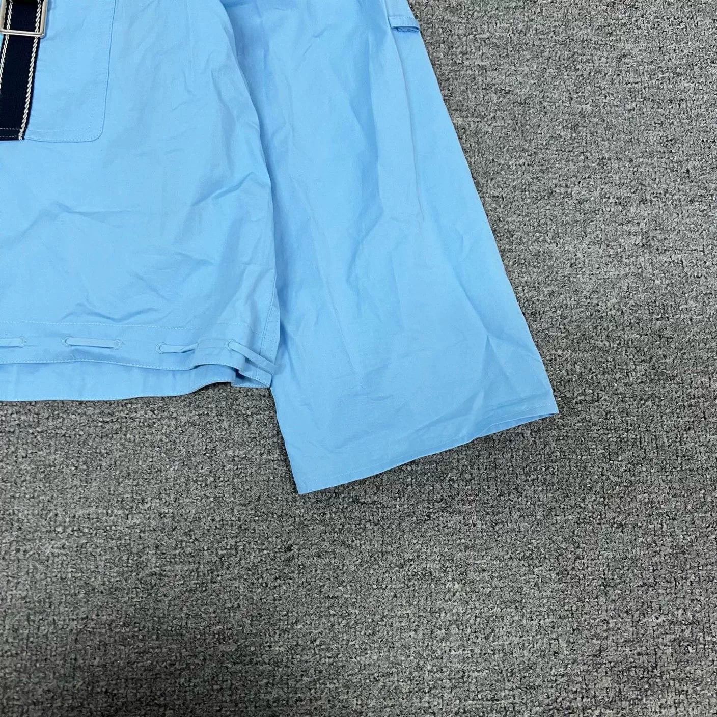 Hermes Hermes Showpiece Blue Top Size 38 Size S / US 4 / IT 40 - 4 Thumbnail
