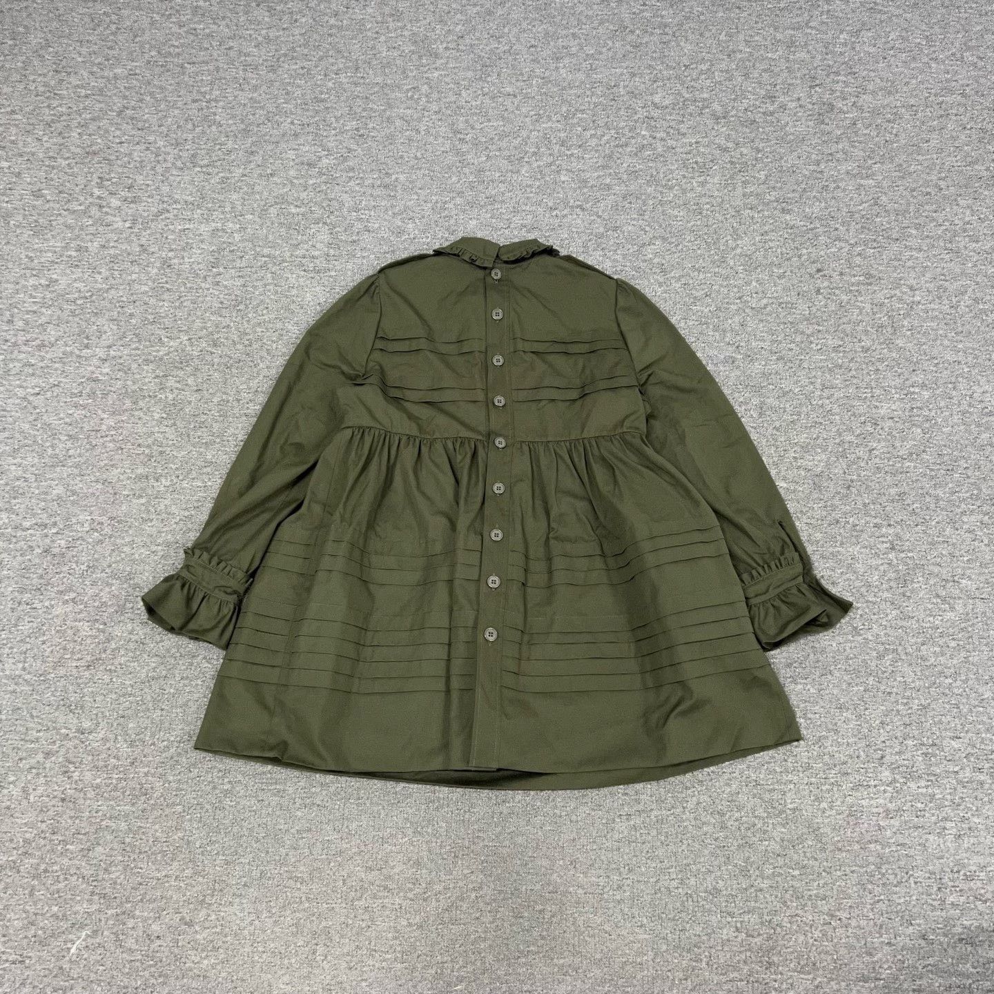 Miu Miu Miu Miu Doll Collar Army Green Dress Size M / US 6-8 / IT 42-44 - 4 Thumbnail