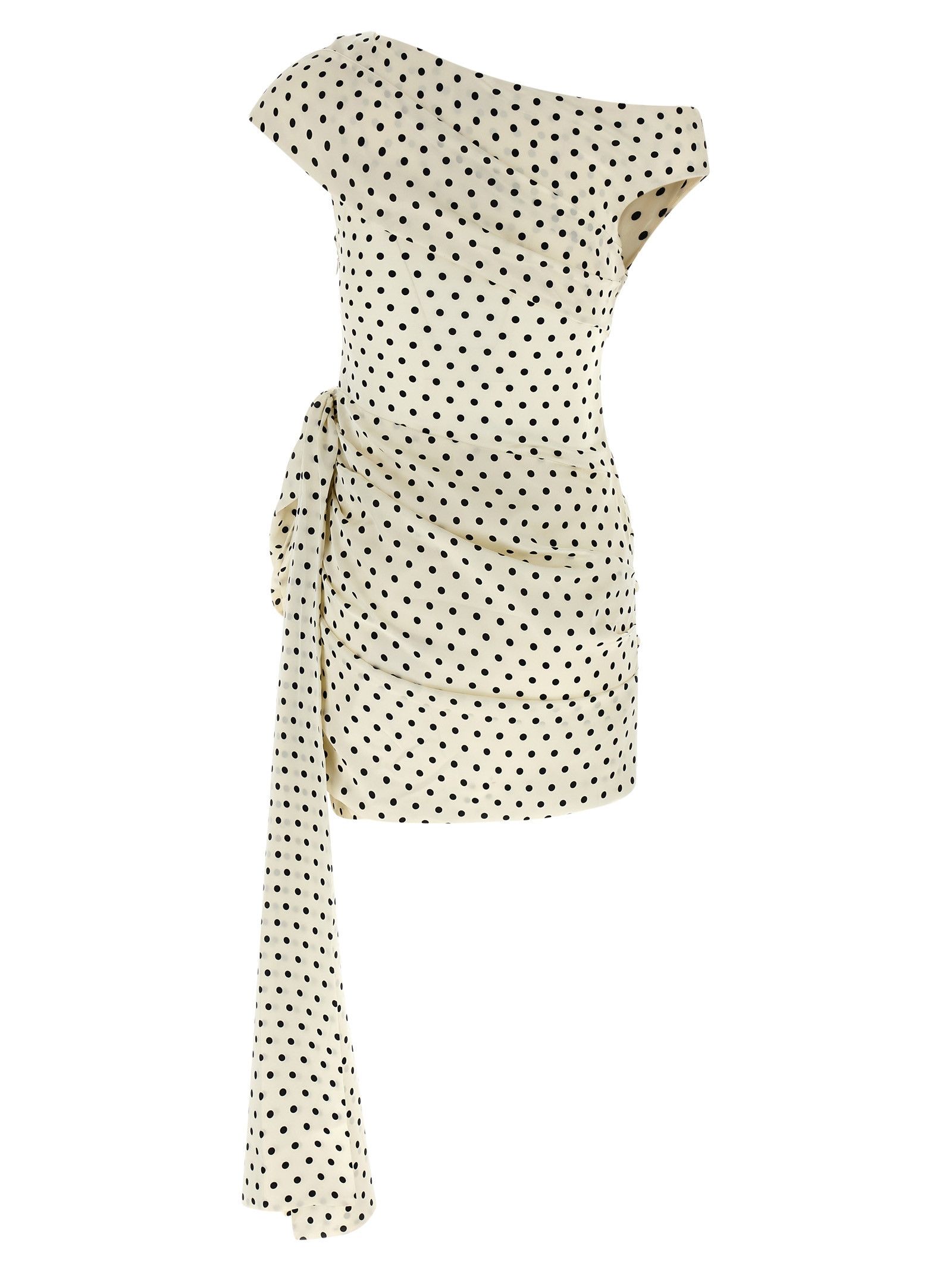 Self-Portrait 'Polka Dot Satin Tie Side Mini' dress Size M / US 6-8 / IT 42-44 - 2 Thumbnail