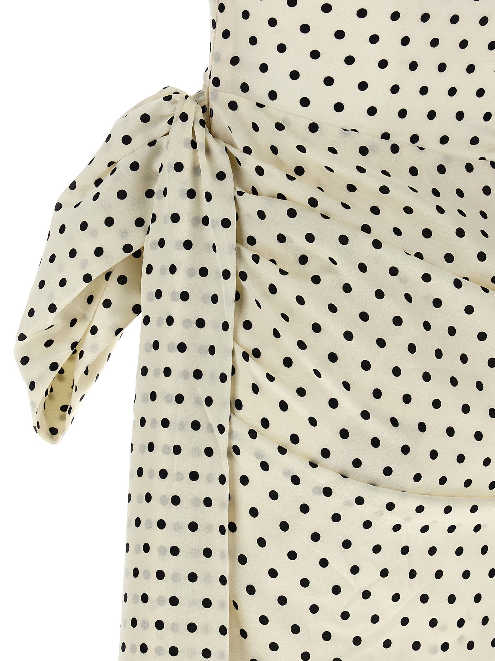 Self-Portrait 'Polka Dot Satin Tie Side Mini' dress Size S / US 4 / IT 40 - 4 Thumbnail