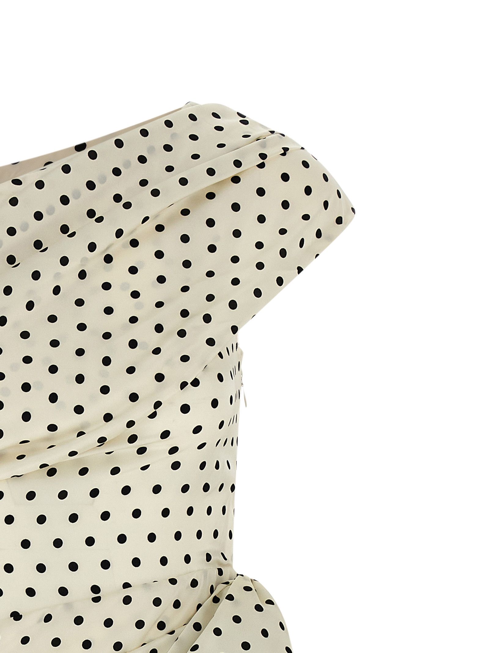 Self-Portrait 'Polka Dot Satin Tie Side Mini' dress Size S / US 4 / IT 40 - 3 Thumbnail