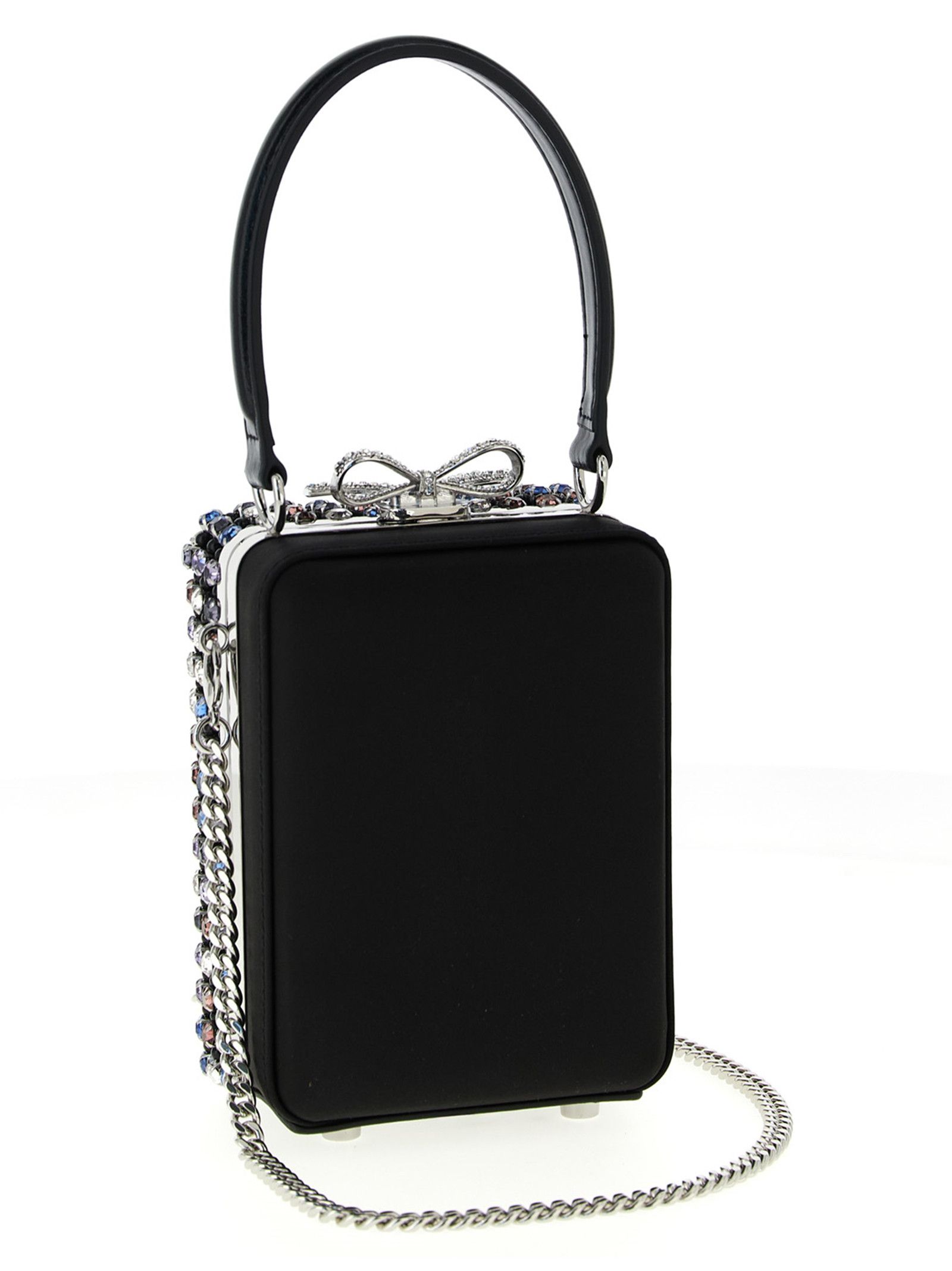 Self-Portrait 'Multi Crystal Chainmail' handbag Size ONE SIZE - 2 Thumbnail