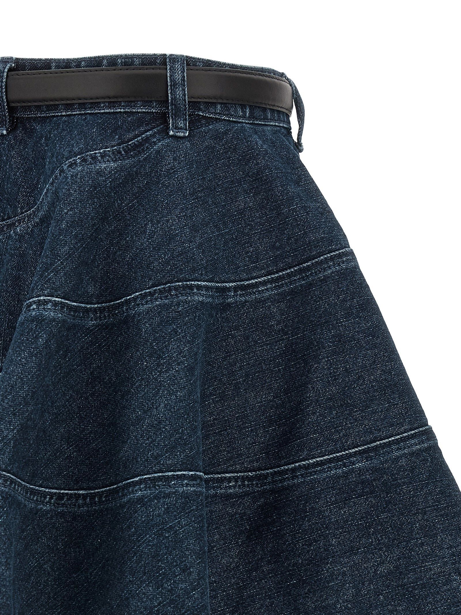 Self-Portrait 'Flared Denim Mini' skirt Size 27" / US 4 / IT 40 - 4 Thumbnail
