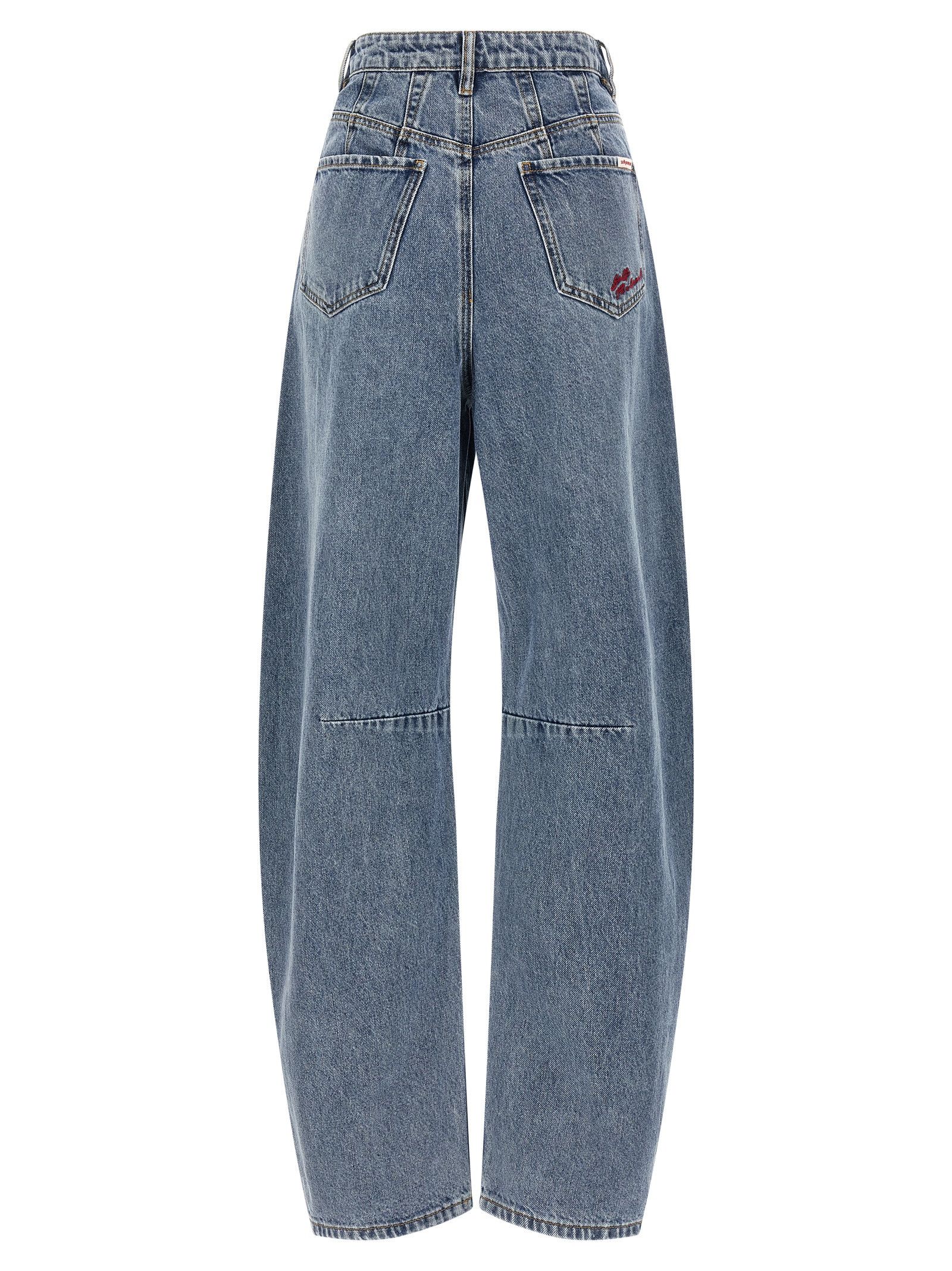 Self-Portrait 'Blue Barrel Leg' jeans Size 24" / US 00 / IT 34 - 2 Thumbnail