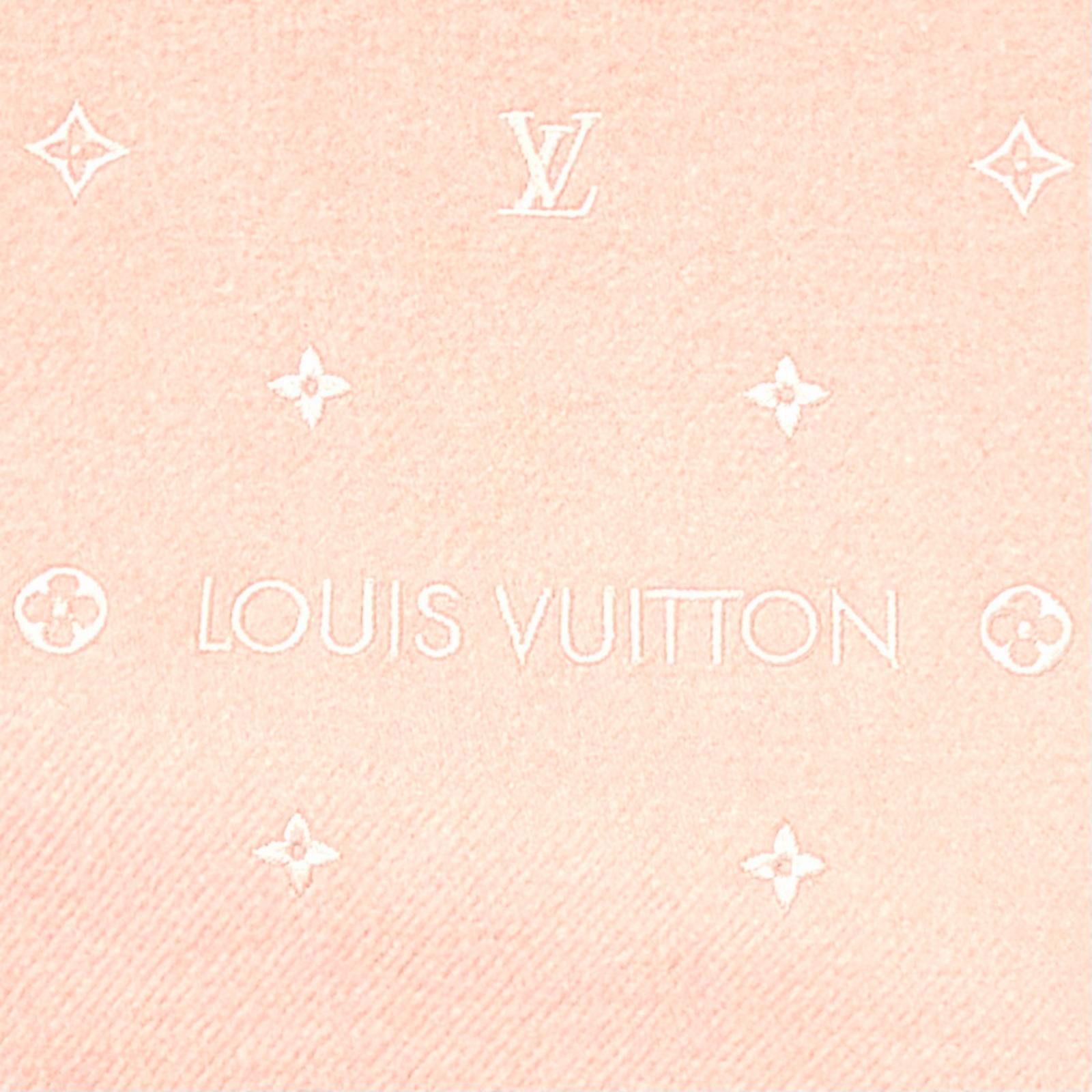 Louis Vuitton Louis Vuitton Louis Vuitton LV Stellar Scarf Textile Scarf M78205 DUTY FREE for USA Size ONE SIZE - 6 Thumbnail