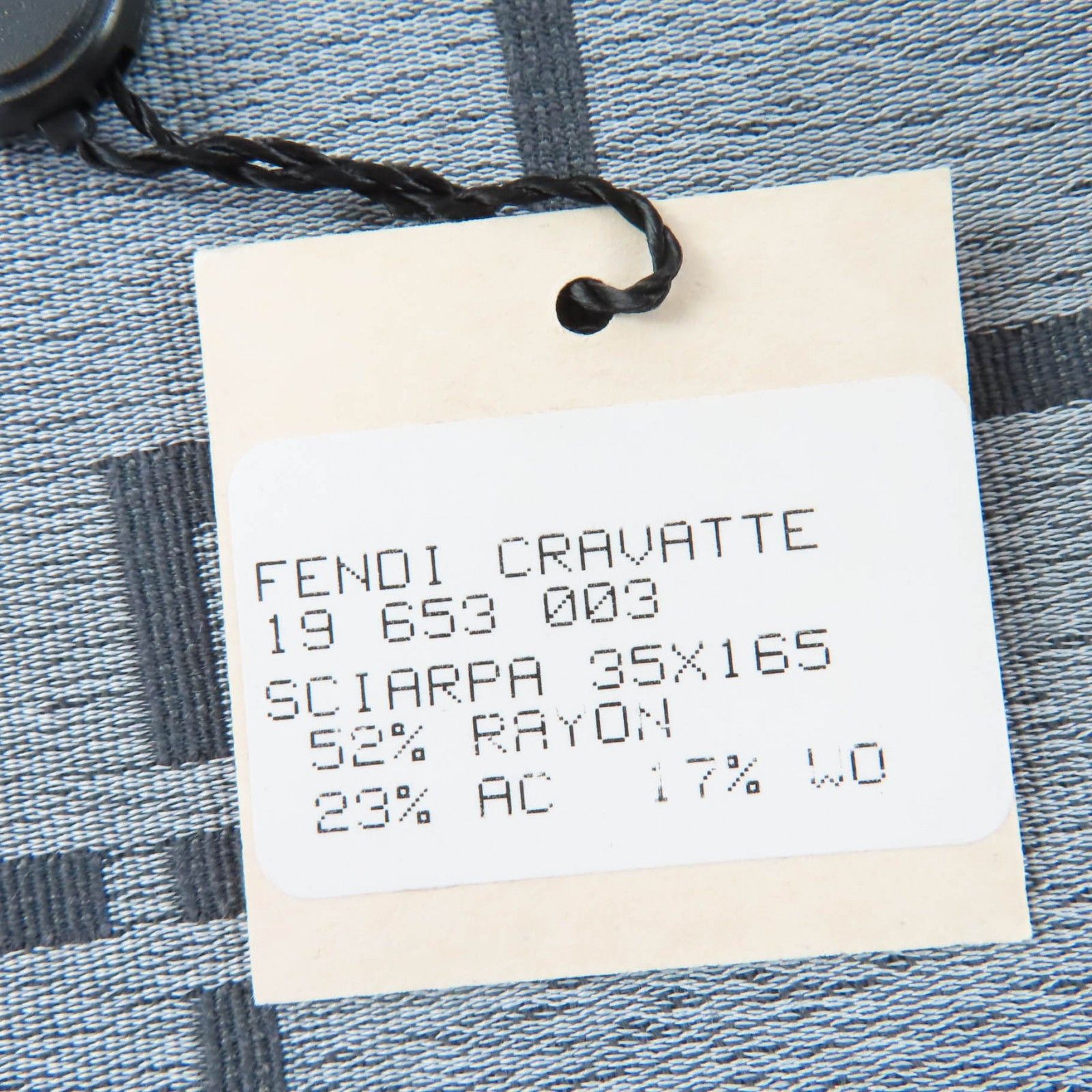 Fendi Fendi Fendi FF Pattern Wool Angora Blend Stole Textile Scarf DUTY FREE for USA Size ONE SIZE - 6 Thumbnail