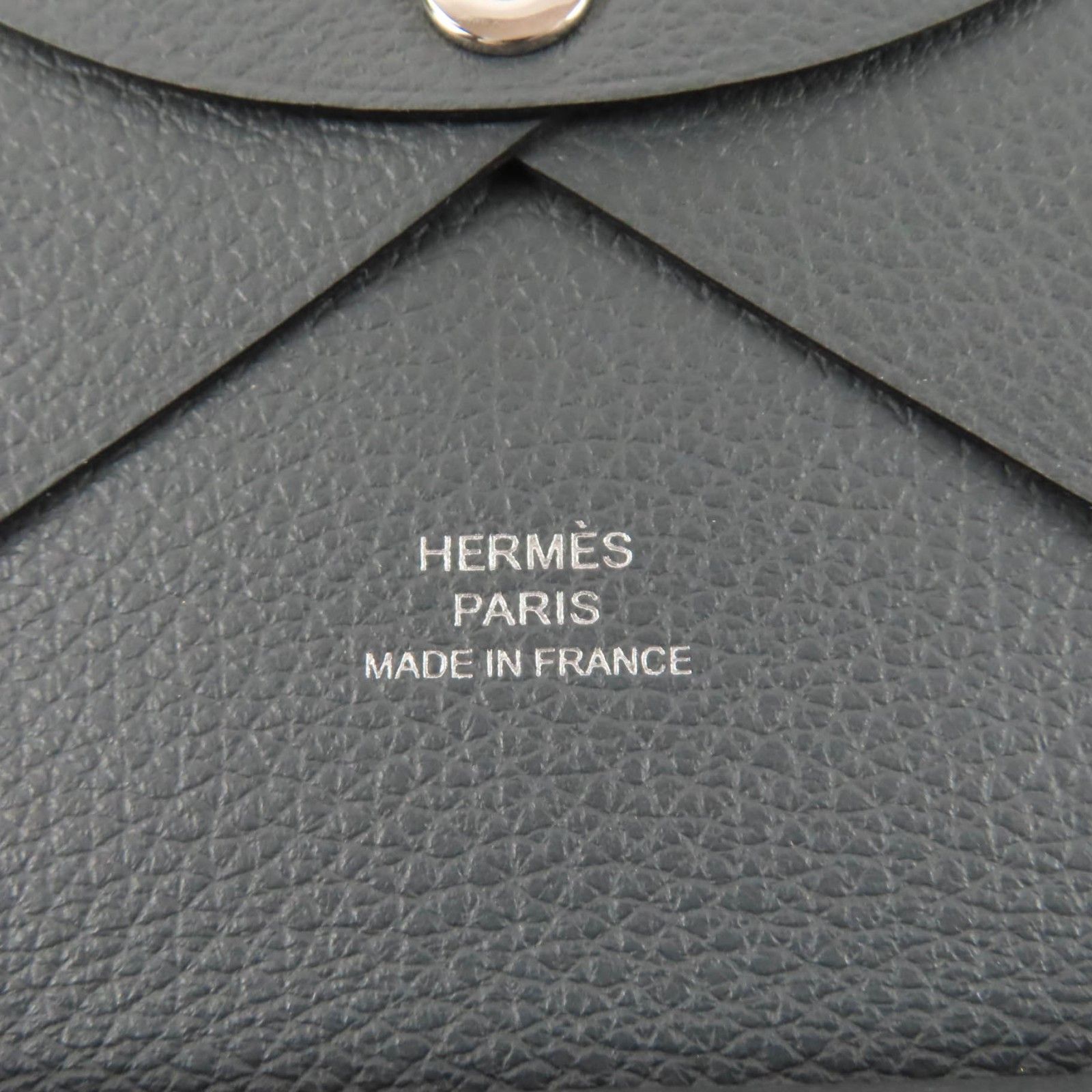 Hermes Hermes Hermes Calvi Duo Evercolor Leather Coin Case Leather Coin Case W2024 DUTY FREE for USA Size ONE SIZE - 9 Thumbnail
