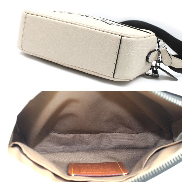 Coach Coach Coach Graham Pebble Leather Shoulder Bag Leather Crossbody Bag CAJ64QBMQV DUTY FREE for USA Size ONE SIZE - 3 Thumbnail