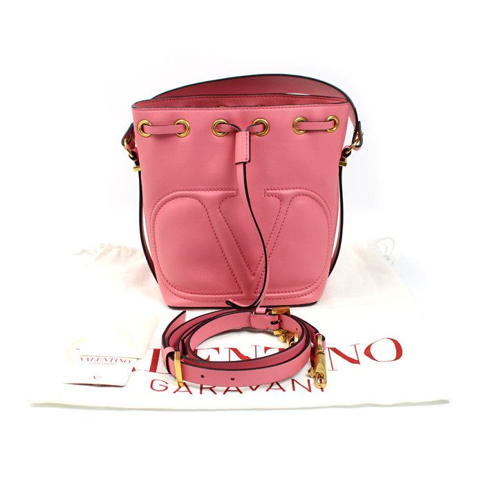 Valentino Valentino Valentino Garavani VLogo Calfskin 2way Shoulder Bag Leather Shoulder Bag XW9B0G54NJC DUTY FREE for USA Size ONE SIZE - 8 Thumbnail