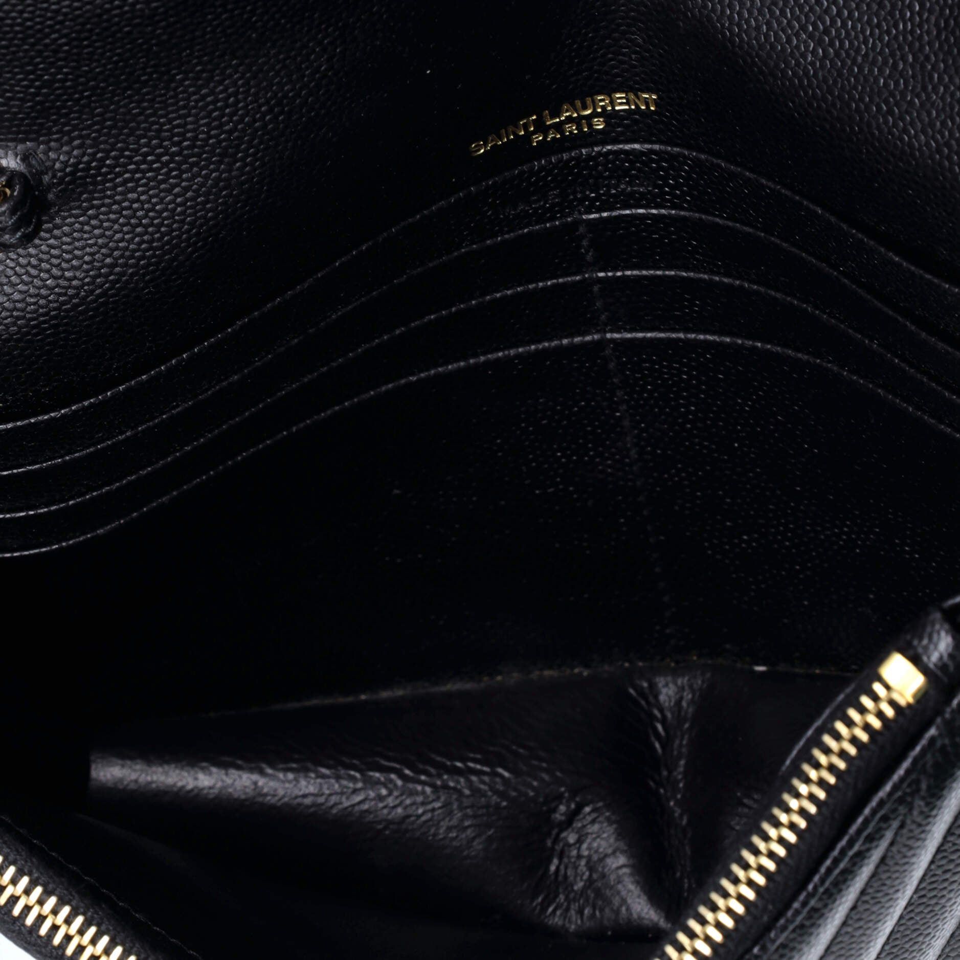 Saint Laurent Paris Classic Monogram Wallet on Chain Size ONE SIZE - 5 Thumbnail