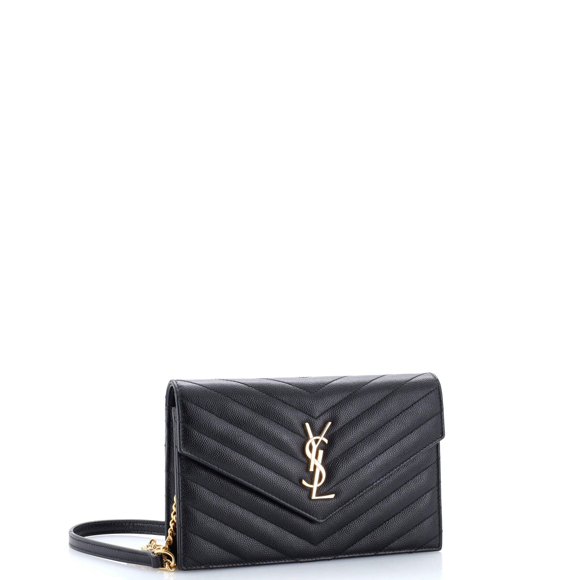 Saint Laurent Paris Classic Monogram Wallet on Chain Size ONE SIZE - 2 Thumbnail