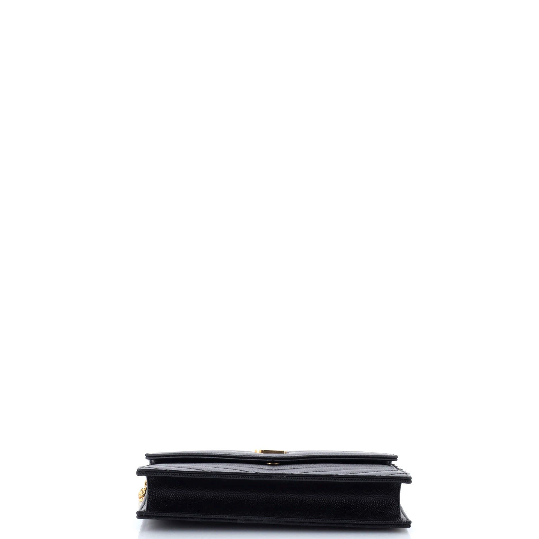 Saint Laurent Paris Classic Monogram Wallet on Chain Size ONE SIZE - 4 Thumbnail
