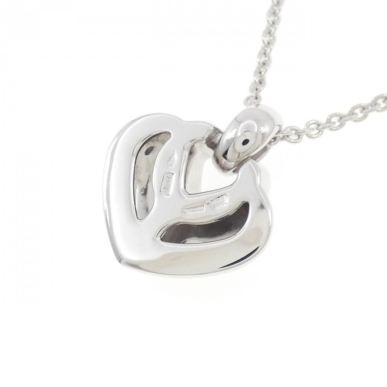 Bvlgari Bvlgari Bvlgari Doppio Cuore 750 White Gold Diamond Necklace Precious Metal Necklace DUTY FREE for USA Size ONE SIZE - 4 Thumbnail