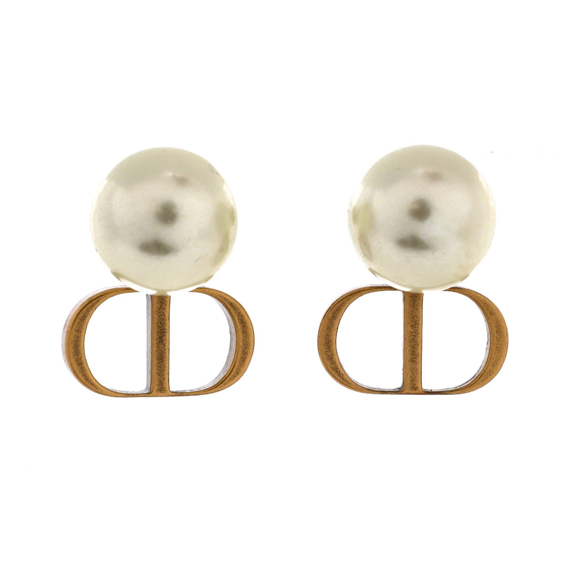 Dior CD Tribales Stud Earrings Size ONE SIZE - 3 Thumbnail