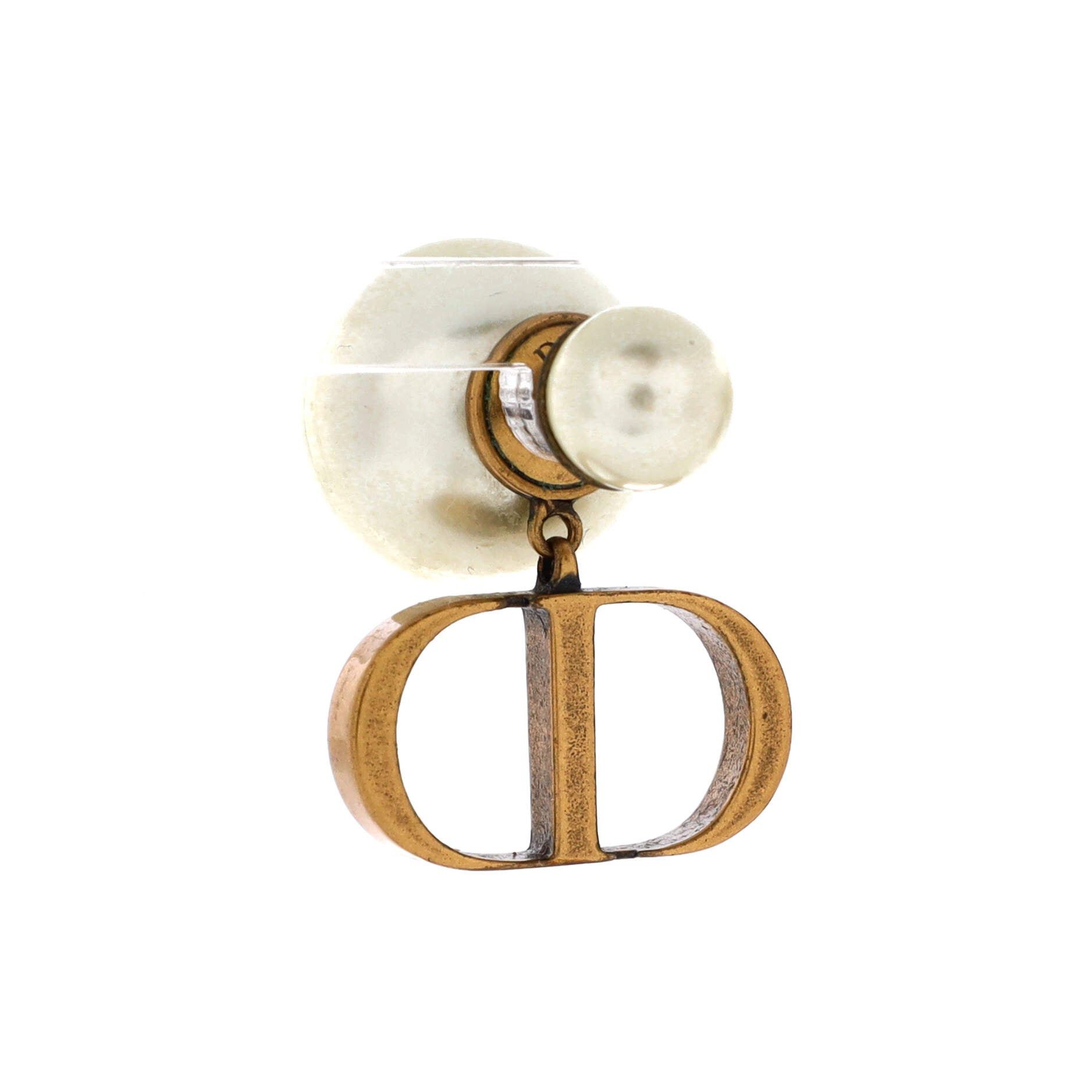 Dior CD Tribales Stud Earrings Size ONE SIZE - 2 Thumbnail