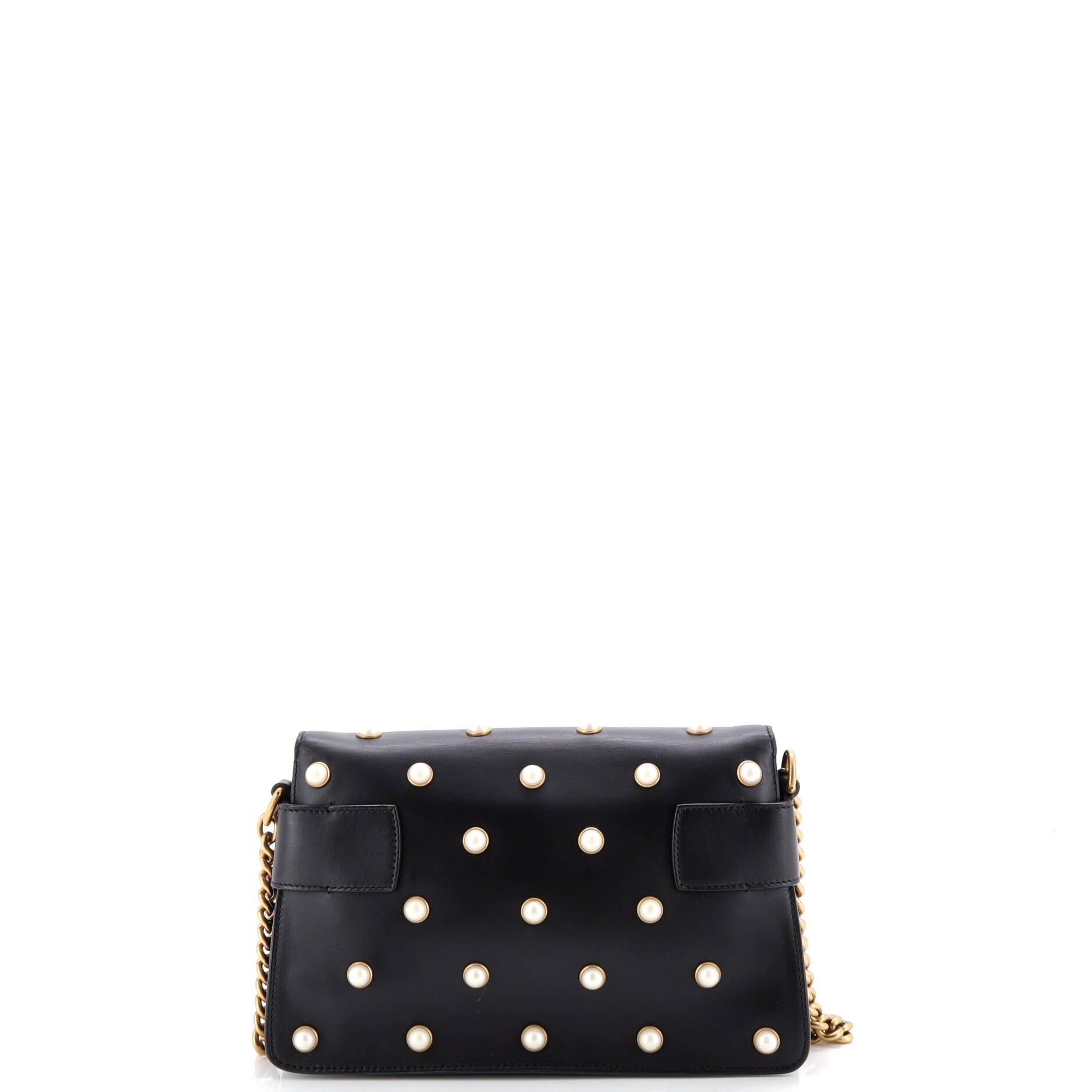 Gucci Broadway Pearly Bee Shoulder Bag Size ONE SIZE - 3 Thumbnail